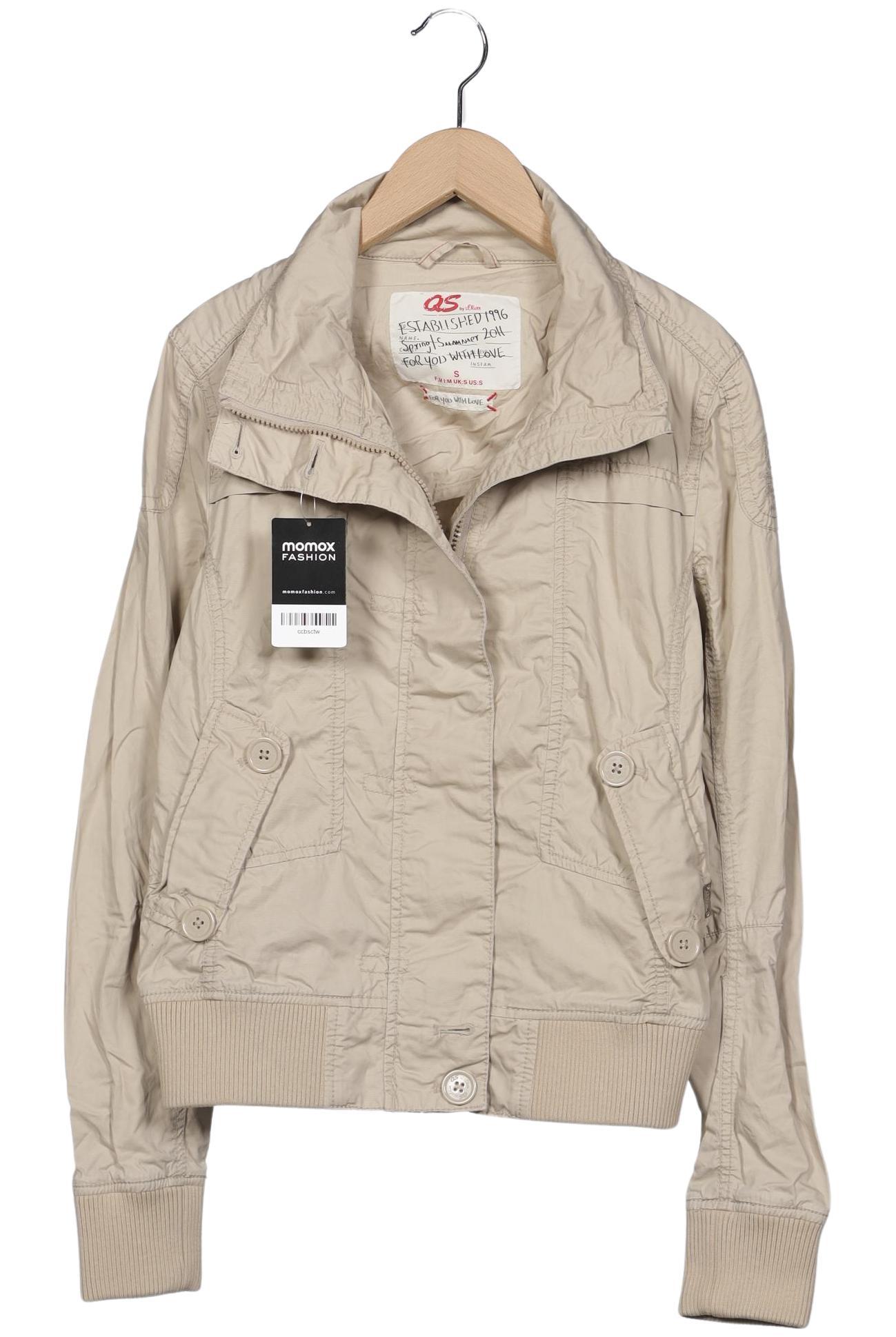 

QS by s.Oliver Damen Jacke, beige, Gr. 36