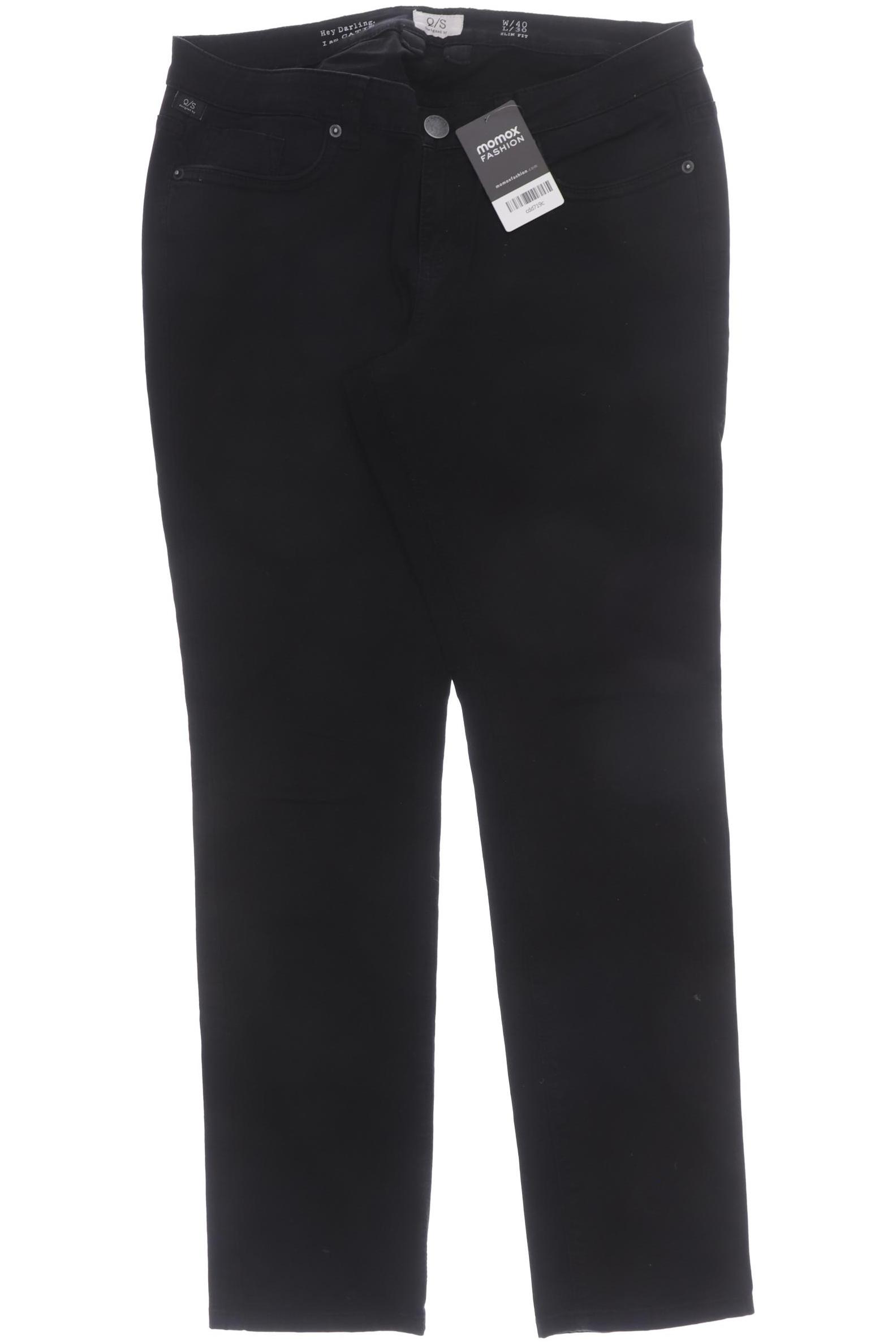 

QS by s.Oliver Damen Jeans, schwarz, Gr. 40