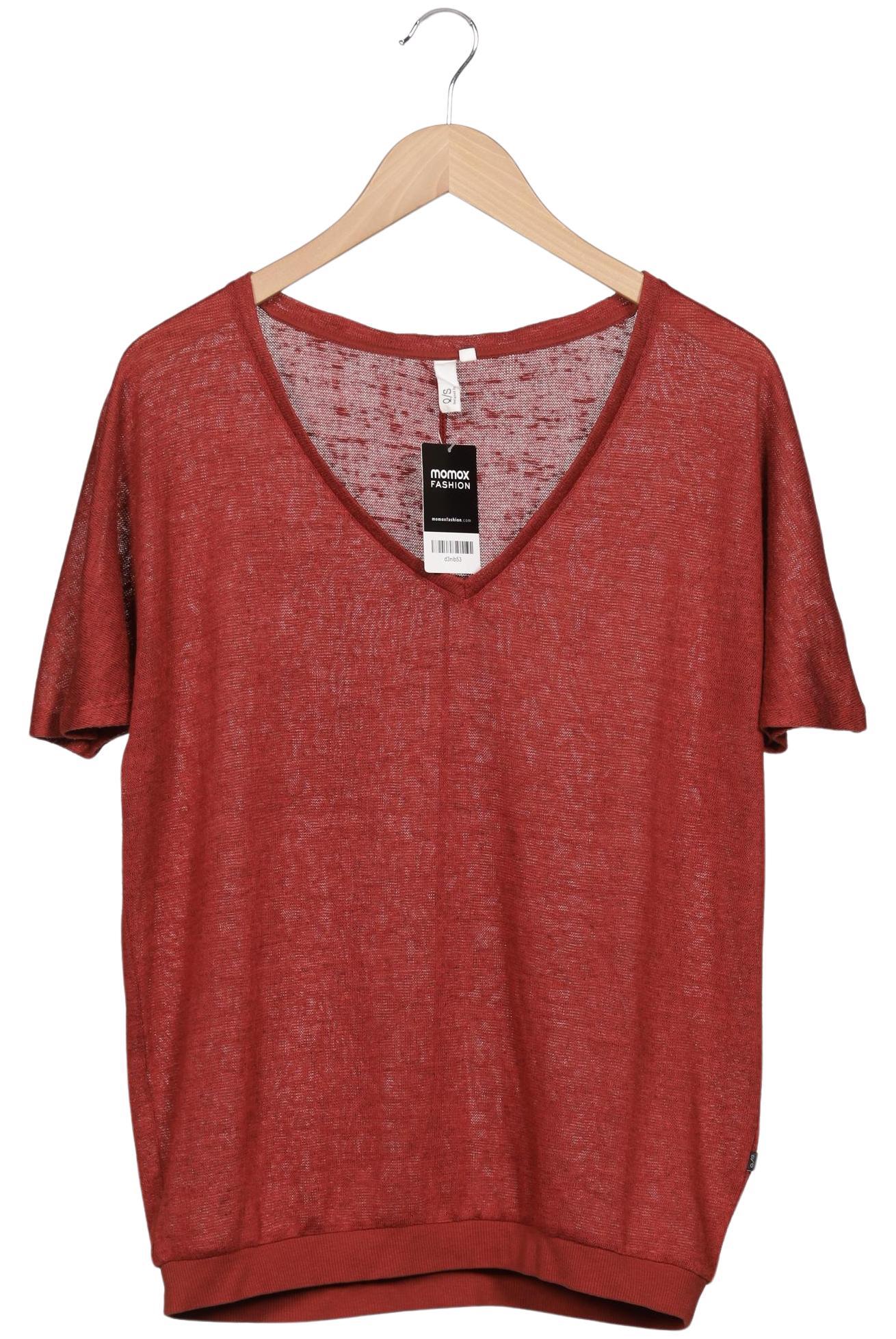 

QS by s.Oliver Damen T-Shirt, rot, Gr. 42