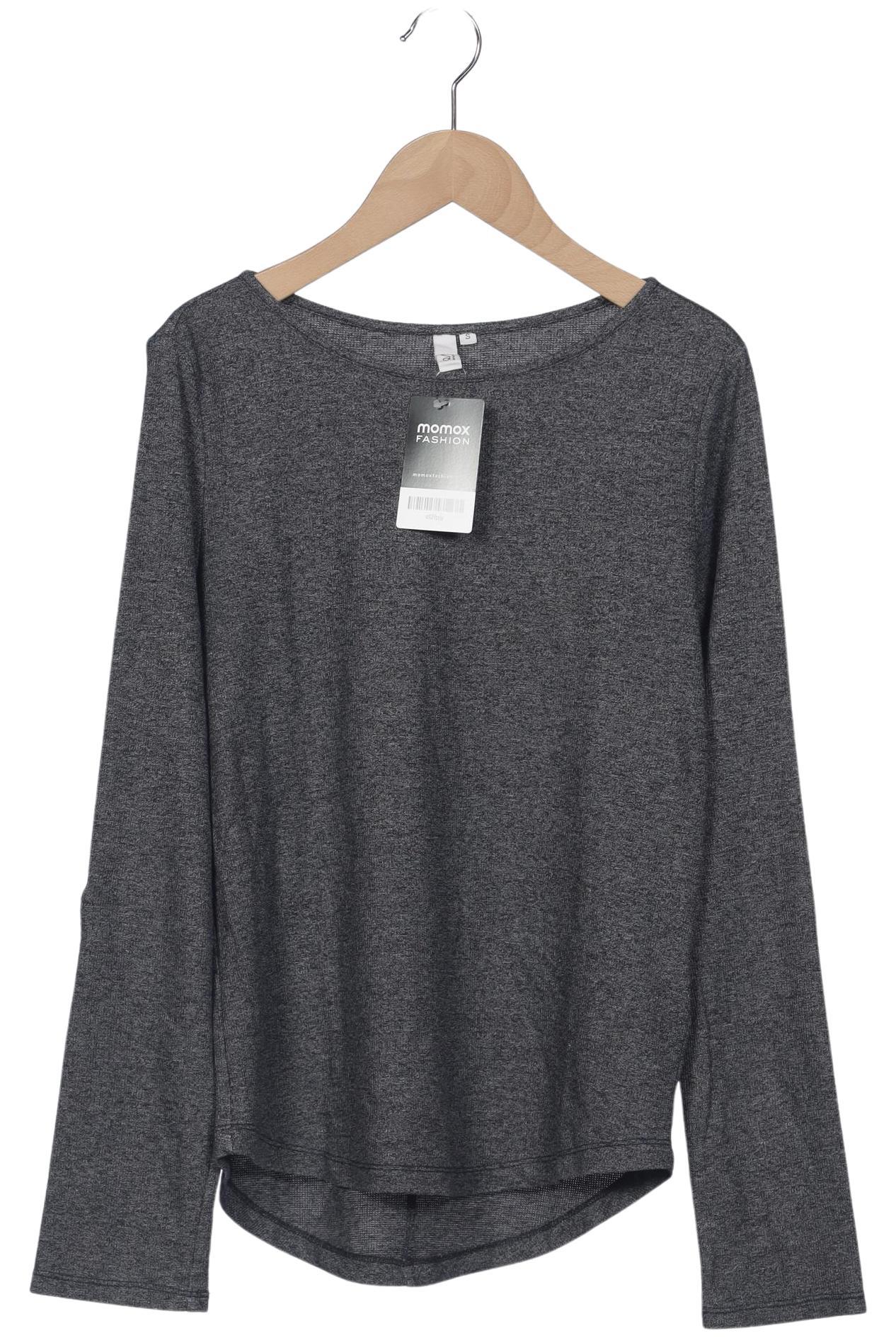 

QS by s.Oliver Damen Langarmshirt, grau, Gr. 36