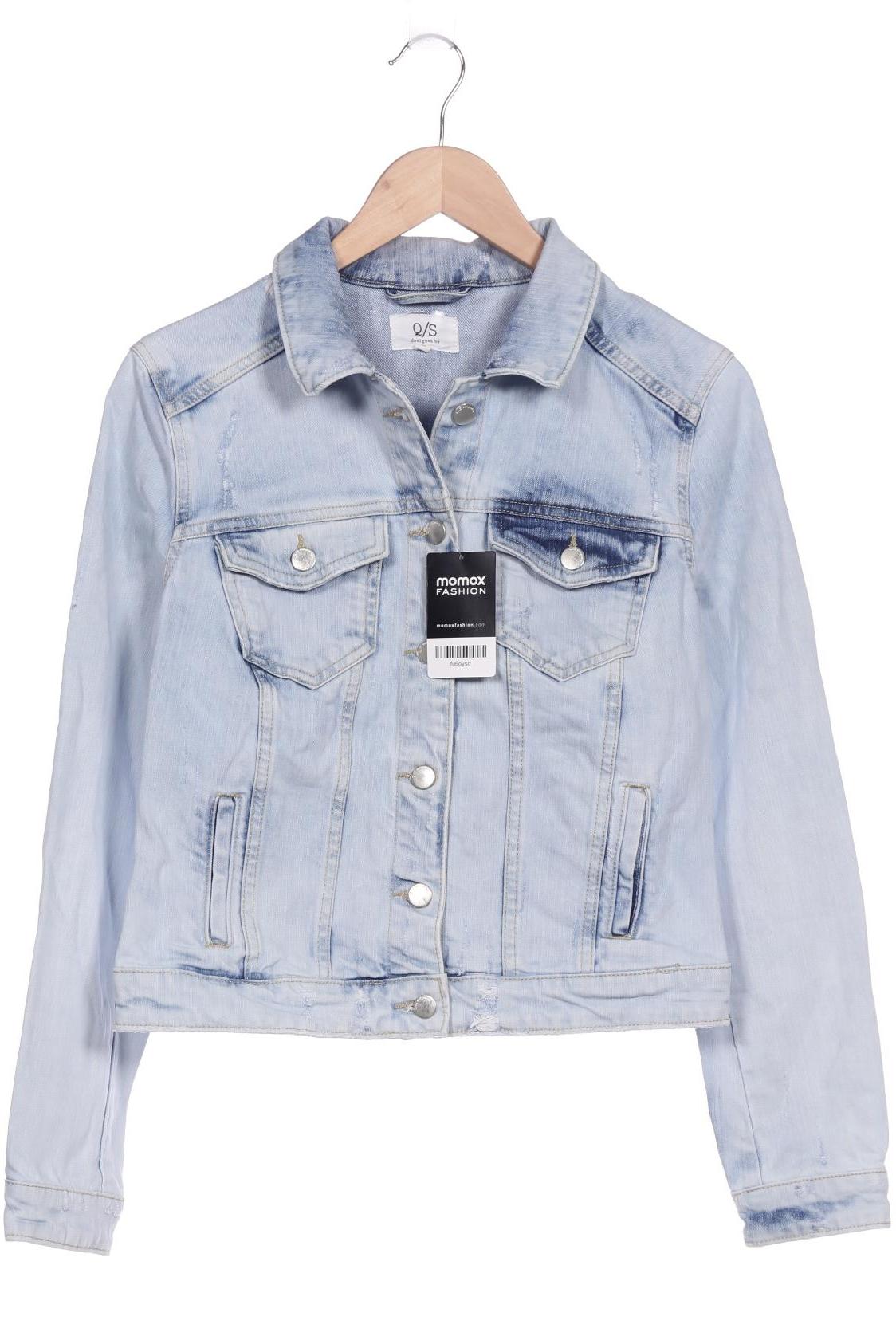 

QS by s.Oliver Damen Jacke, hellblau, Gr. 42