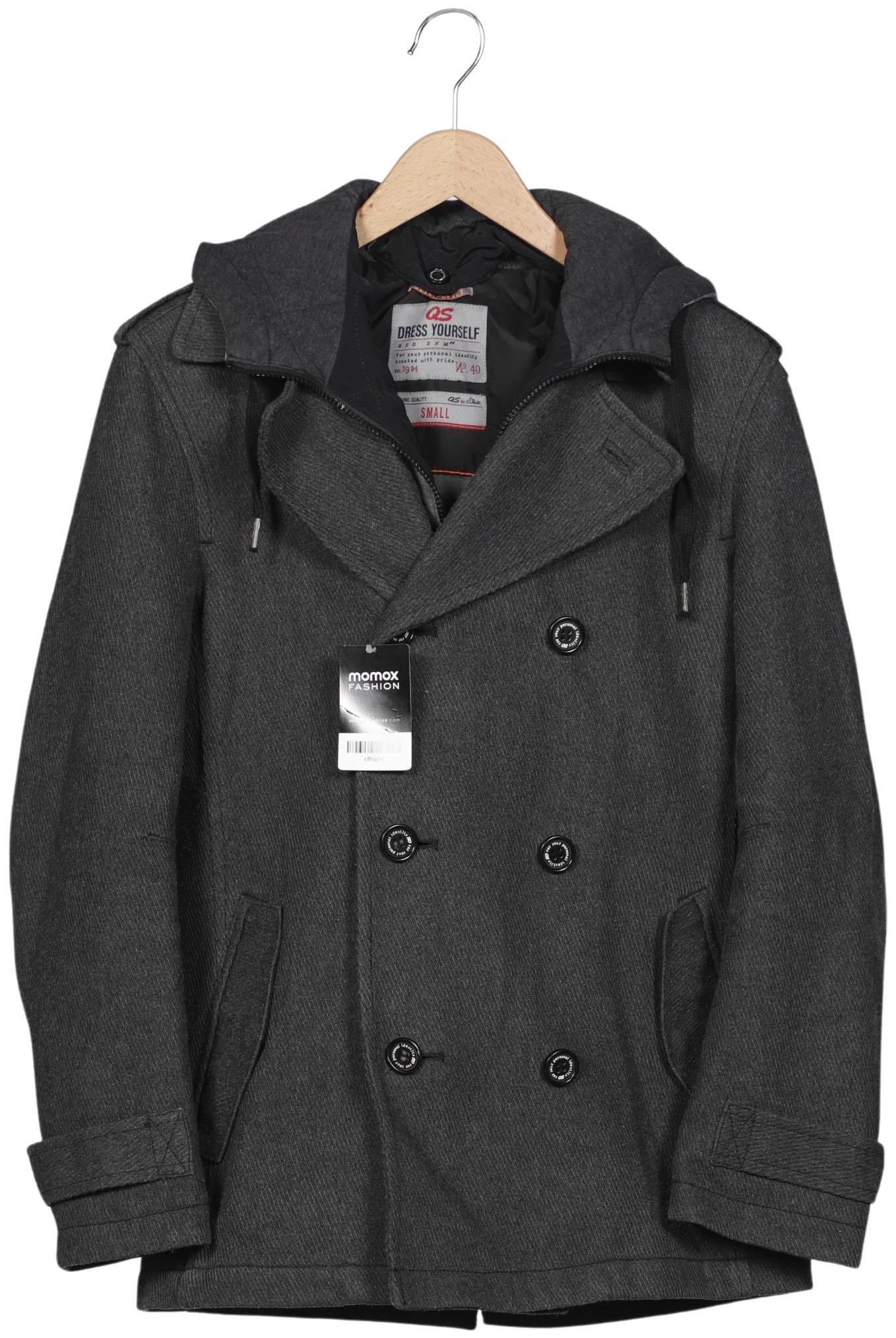 

QS by s.Oliver Herren Mantel, grau, Gr. 46