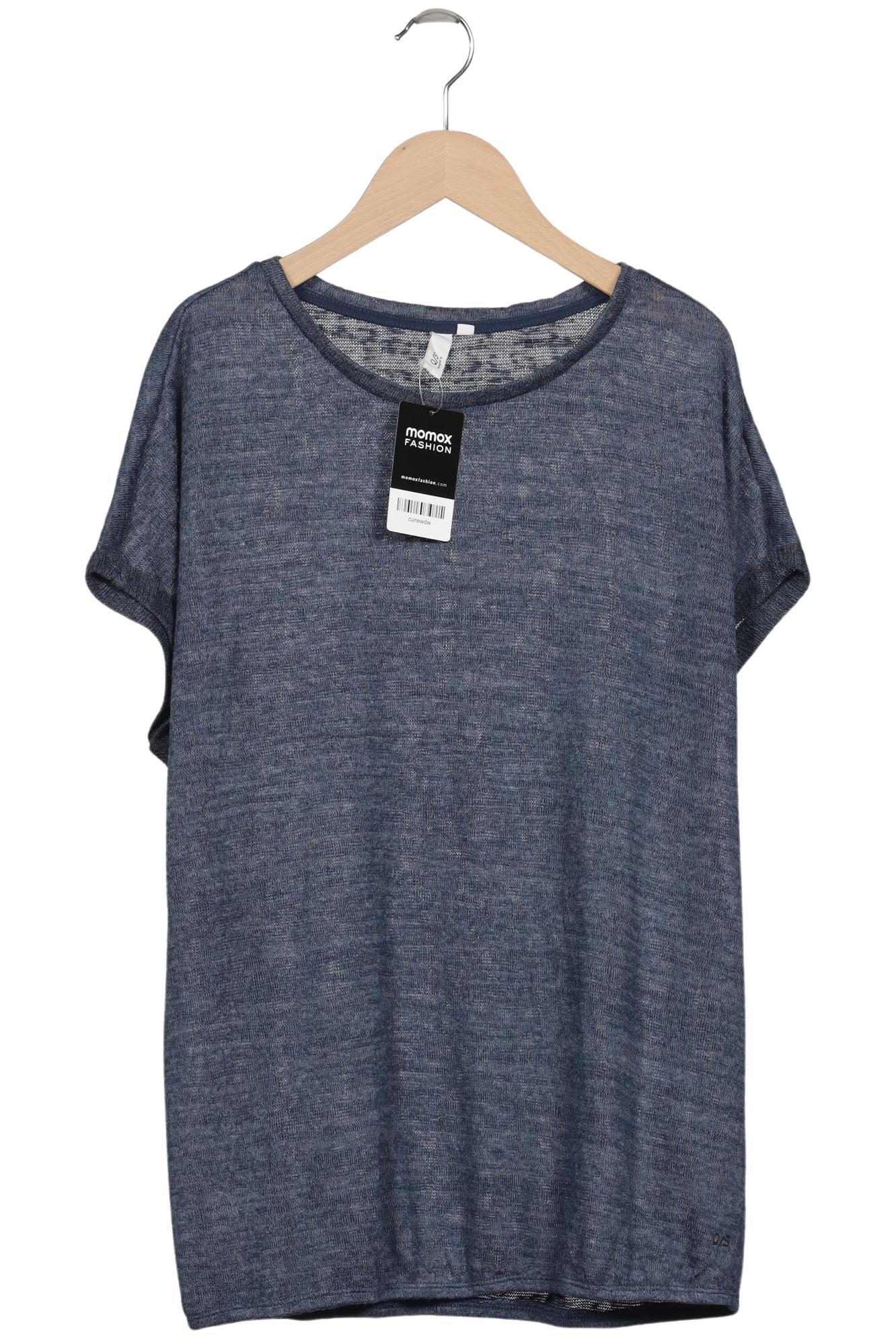 

QS by s.Oliver Damen T-Shirt, marineblau, Gr. 38