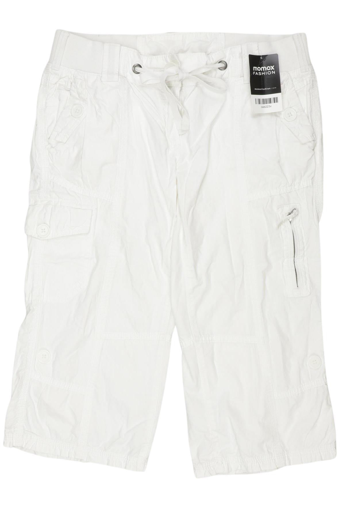 

QS by s.Oliver Damen Stoffhose, weiß, Gr. 36