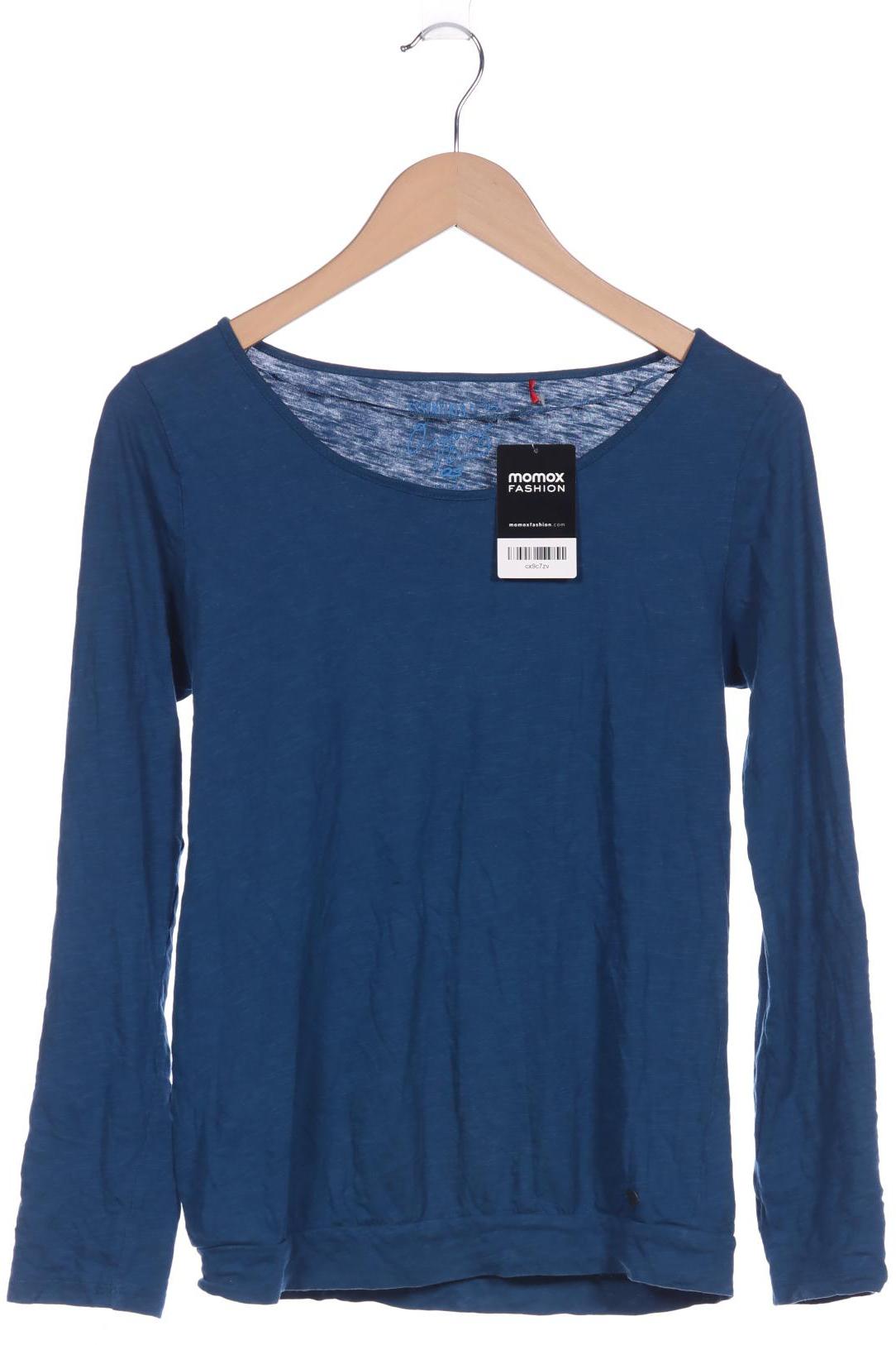 

QS by s.Oliver Damen Langarmshirt, türkis, Gr. 36