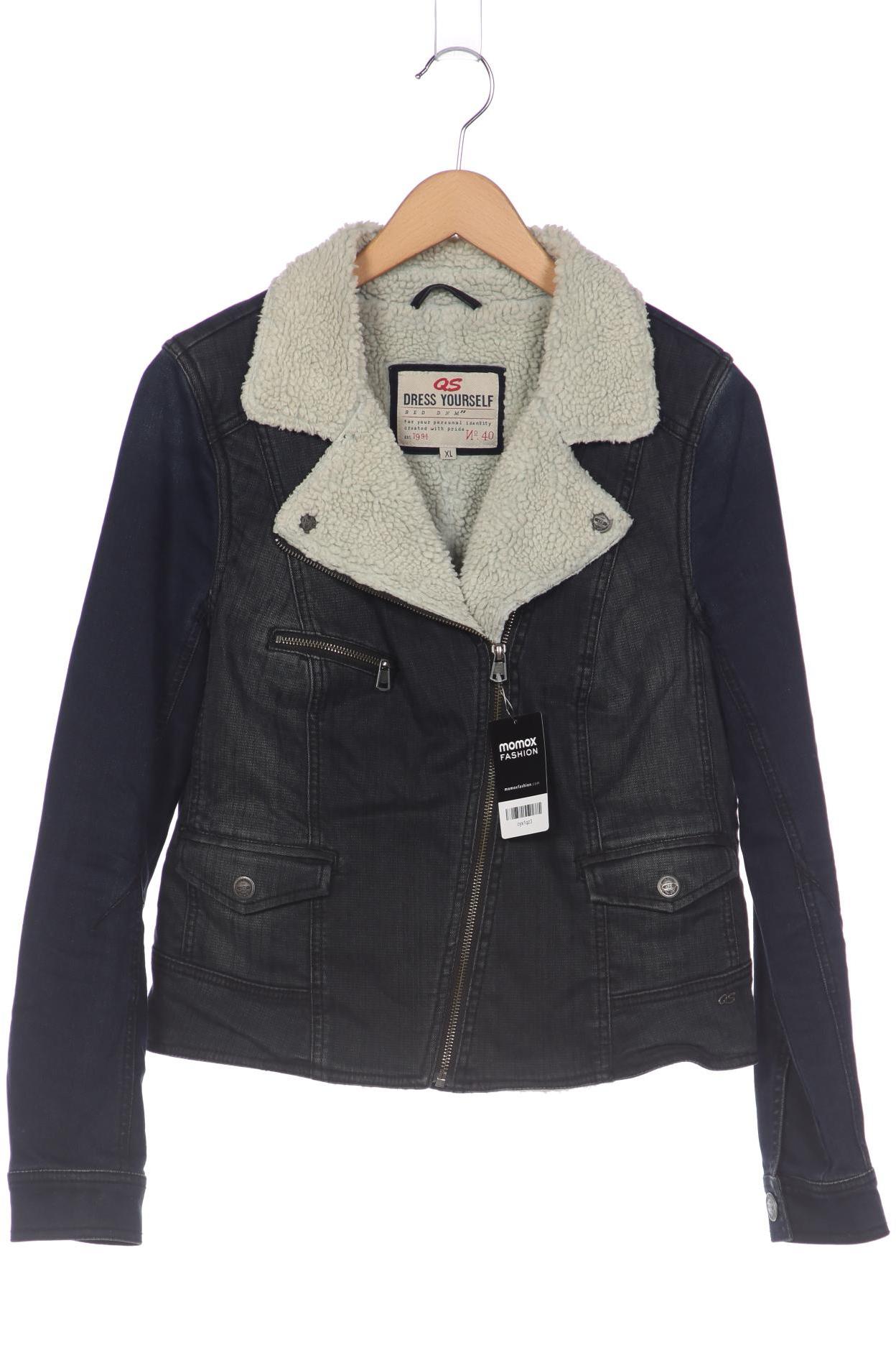 

QS by s.Oliver Damen Jacke, marineblau, Gr. 44