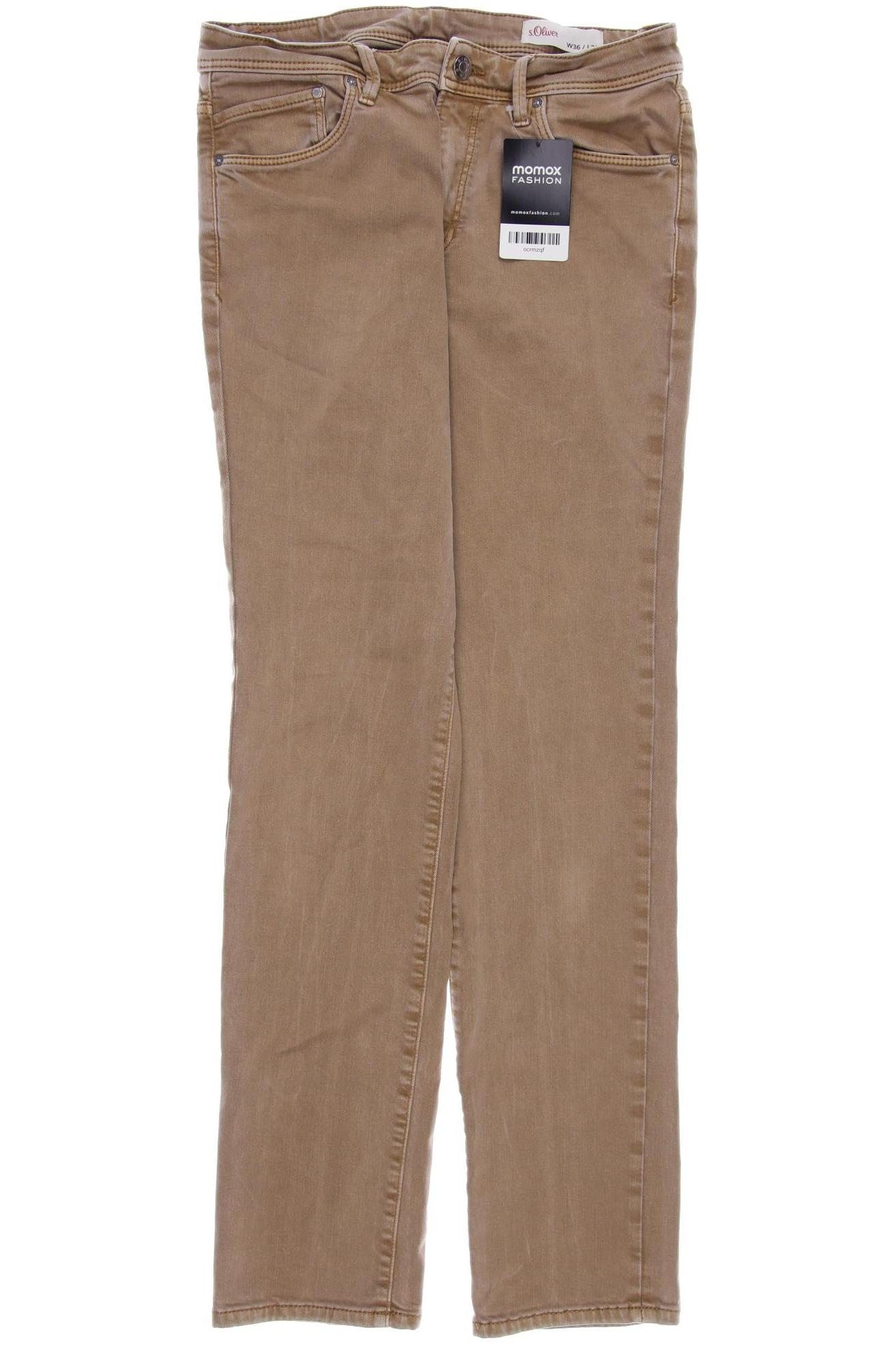 

QS by s.Oliver Damen Jeans, beige, Gr. 36