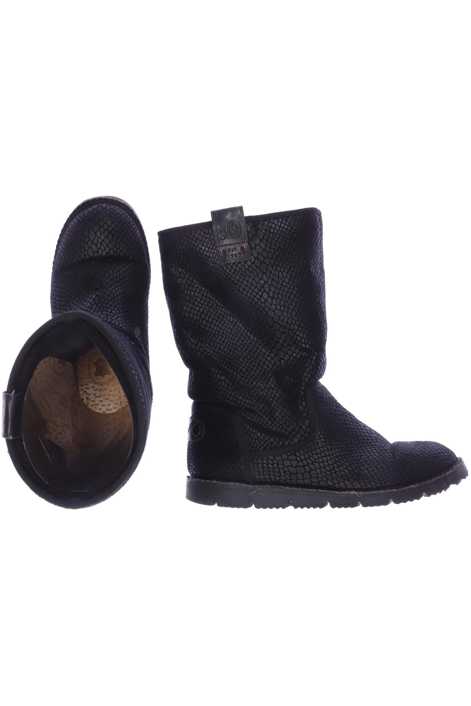 

QS by s.Oliver Damen Stiefel, schwarz, Gr. 37
