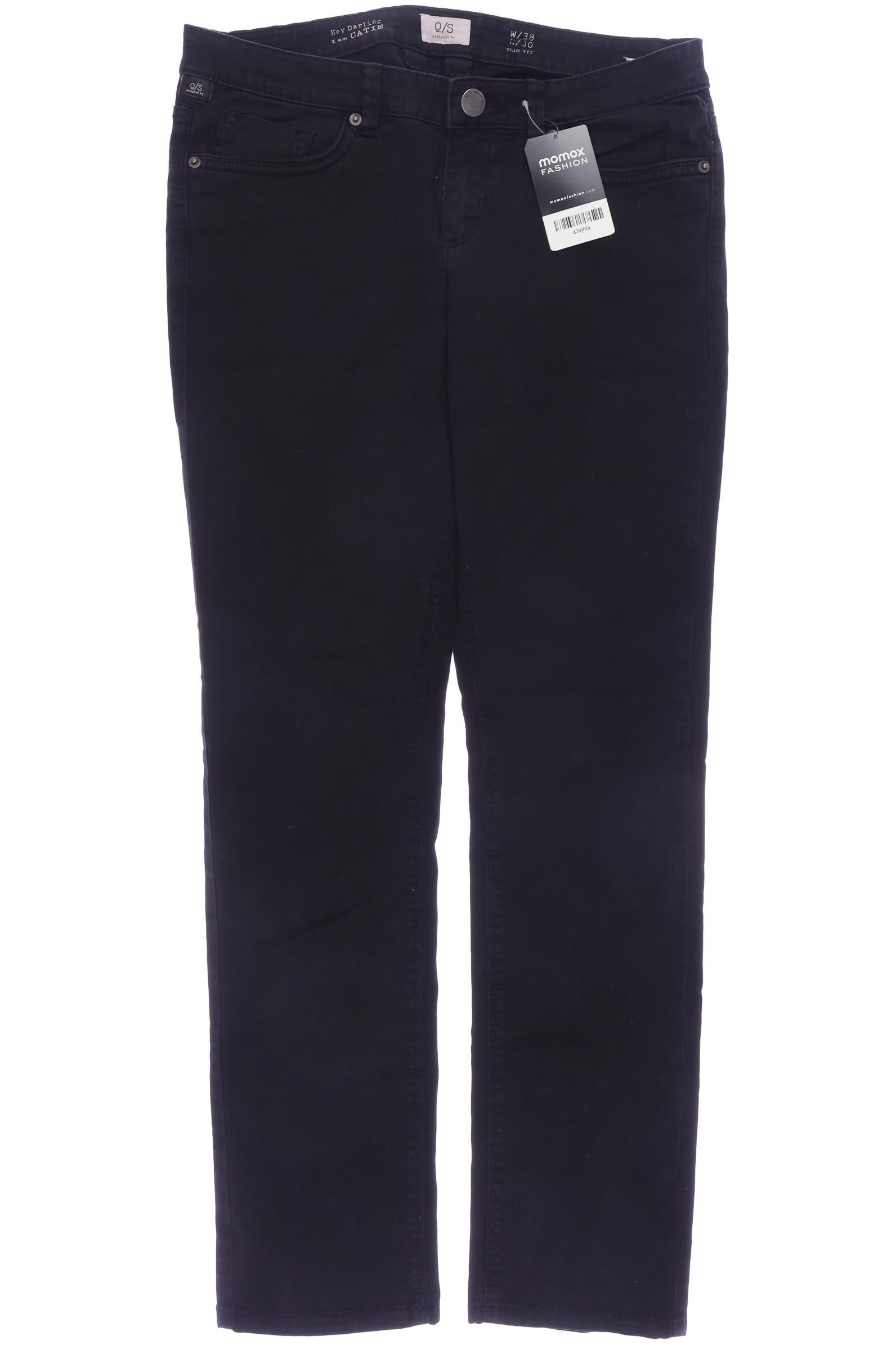 

QS by s.Oliver Damen Jeans, schwarz, Gr. 38