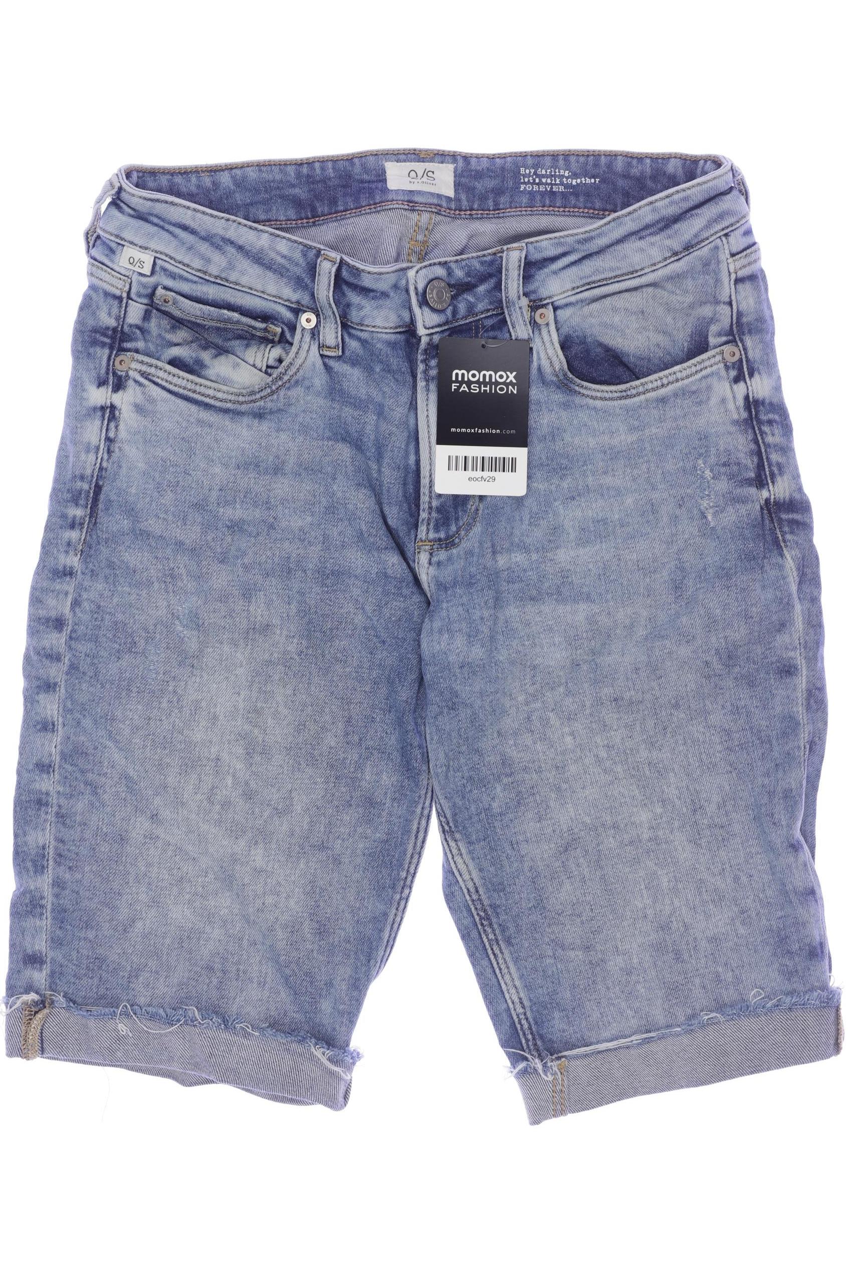 

QS by s.Oliver Damen Shorts, blau, Gr. 34