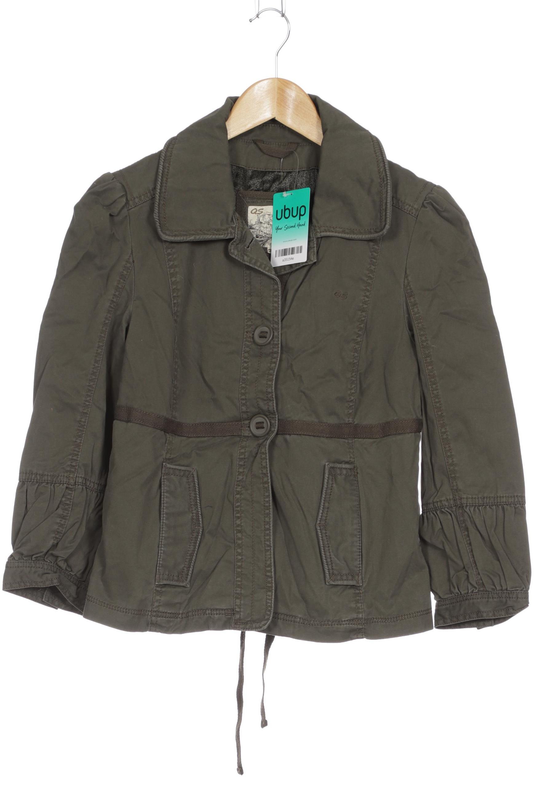 

QS by s.Oliver Damen Jacke, grün, Gr. 36