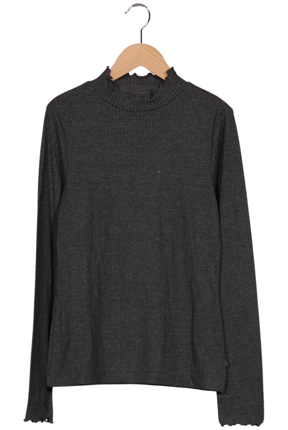 

QS by s.Oliver Damen Langarmshirt, grau, Gr. 38