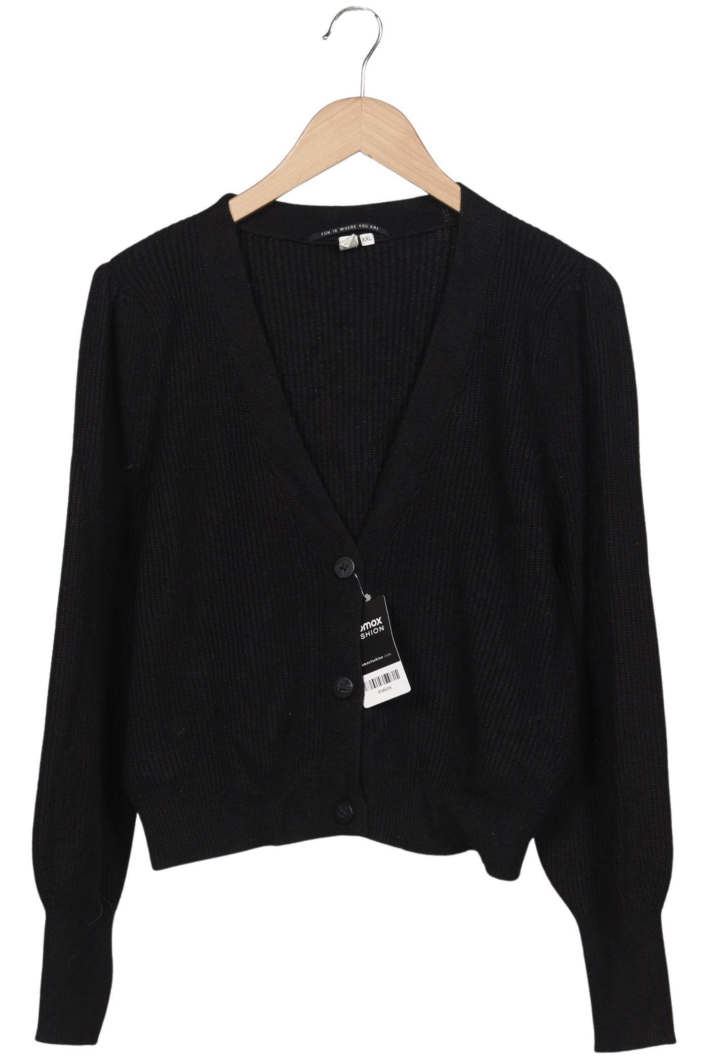 

QS by s.Oliver Damen Strickjacke, schwarz, Gr. 46