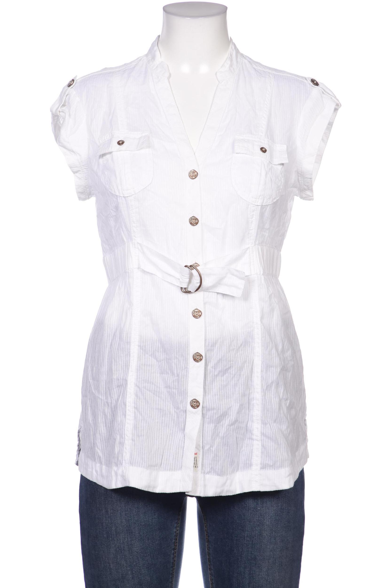 

QS by s.Oliver Damen Bluse, weiß, Gr. 38