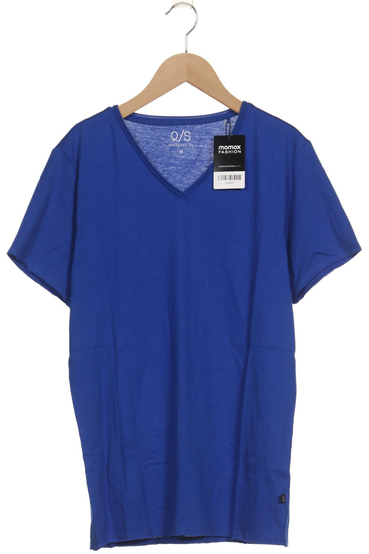 

QS by s.Oliver Herren T-Shirt, blau, Gr. 48