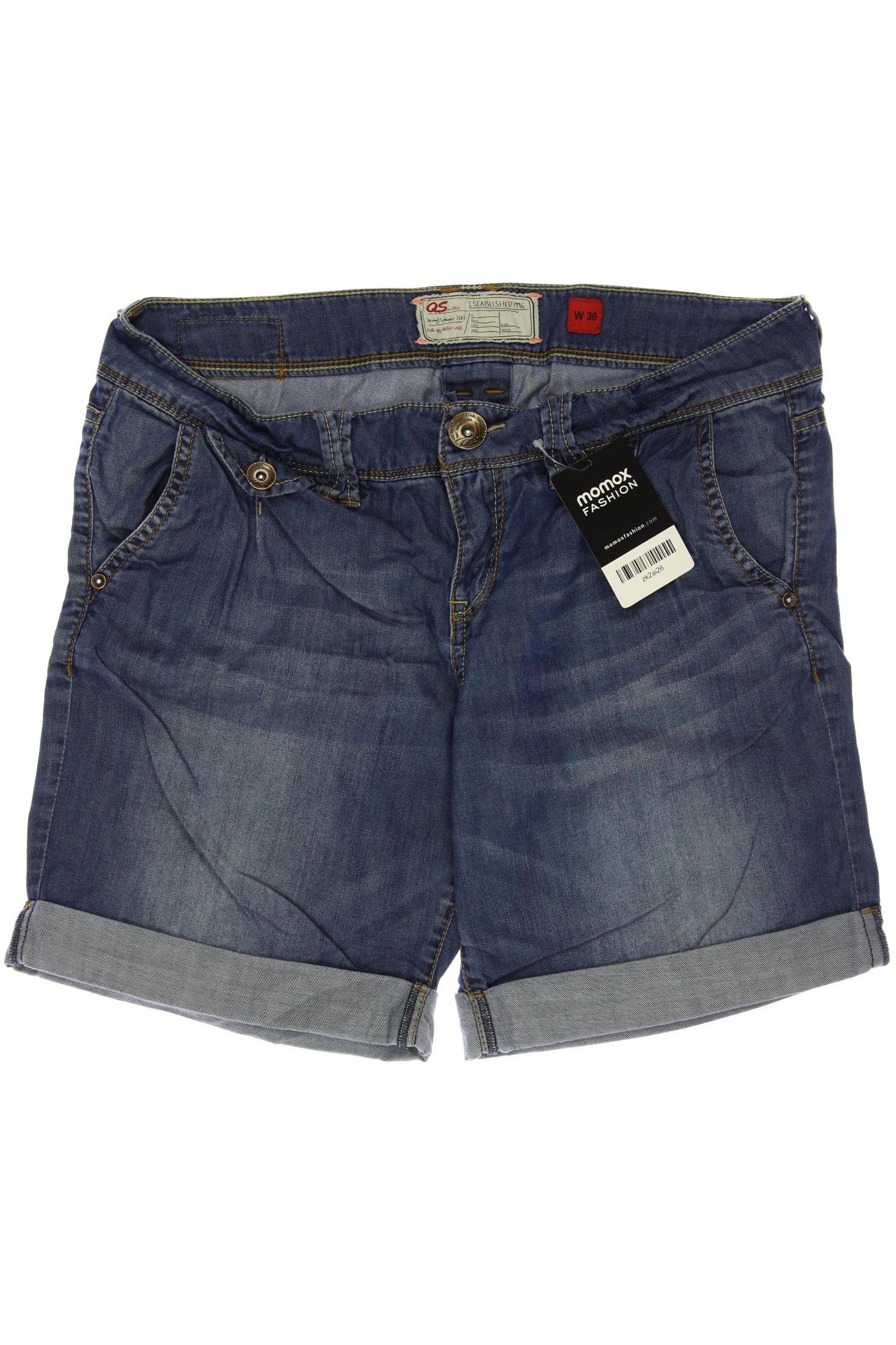 

QS by s.Oliver Damen Shorts, blau, Gr. 36