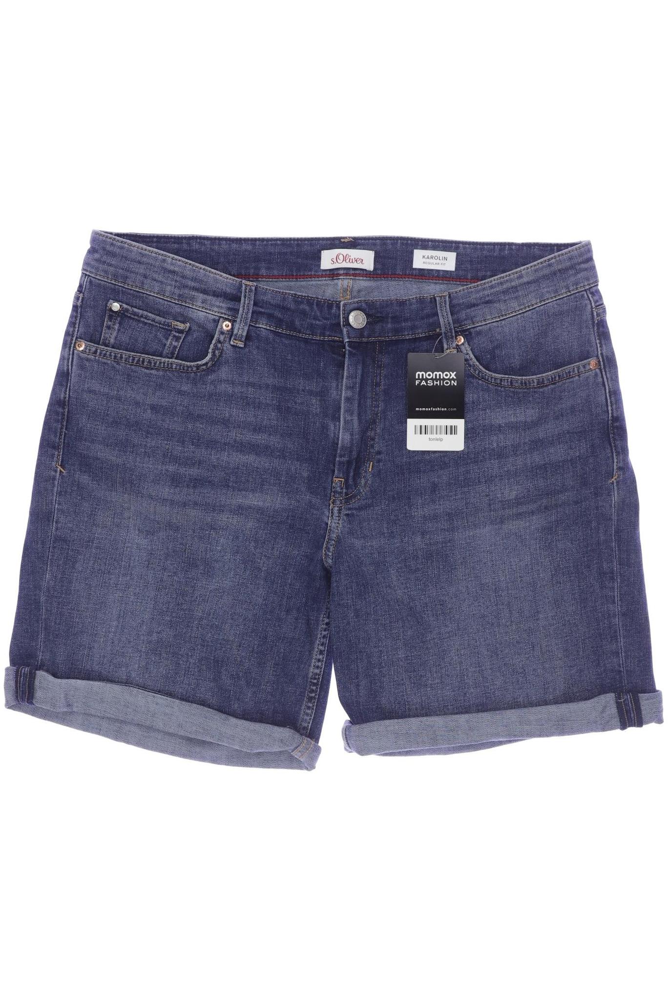 

QS by s.Oliver Damen Shorts, blau, Gr. 42