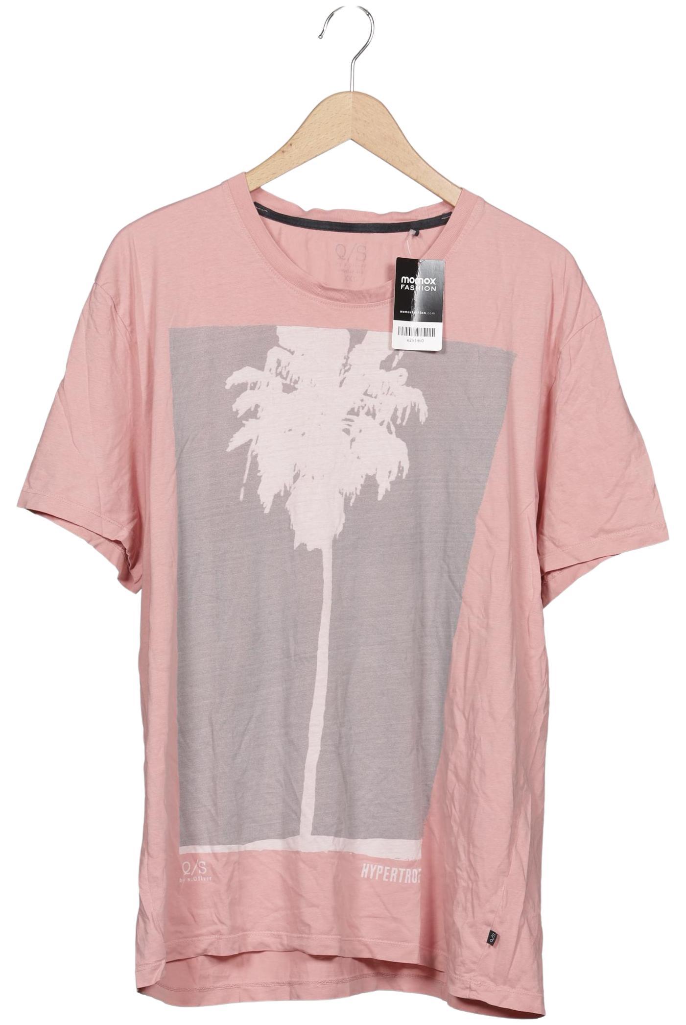 Thumbnail - QS by s.Oliver Herren T-Shirt, pink, Gr. 56