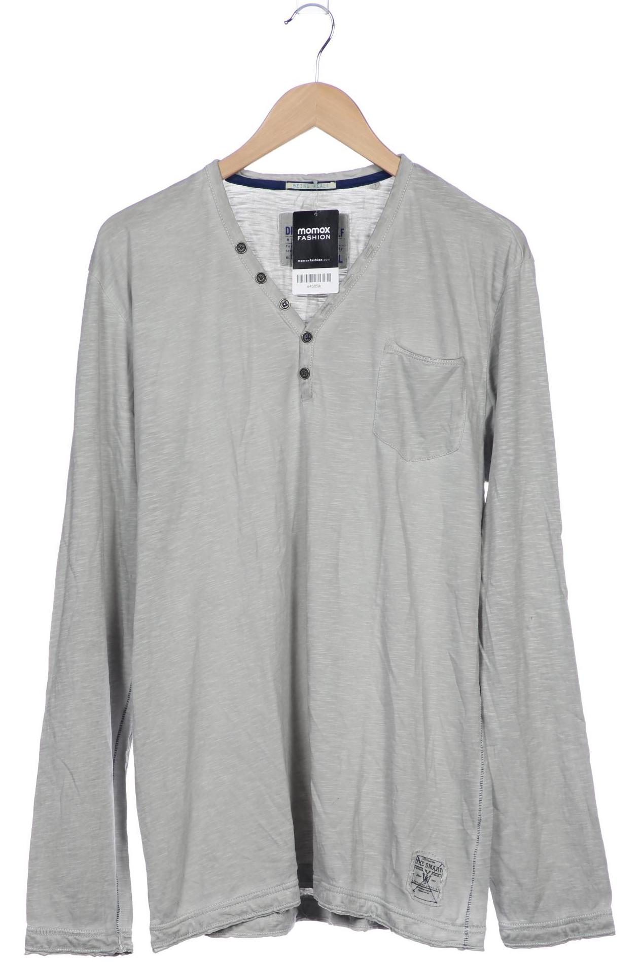 

QS by s.Oliver Herren Langarmshirt, grau, Gr. 54