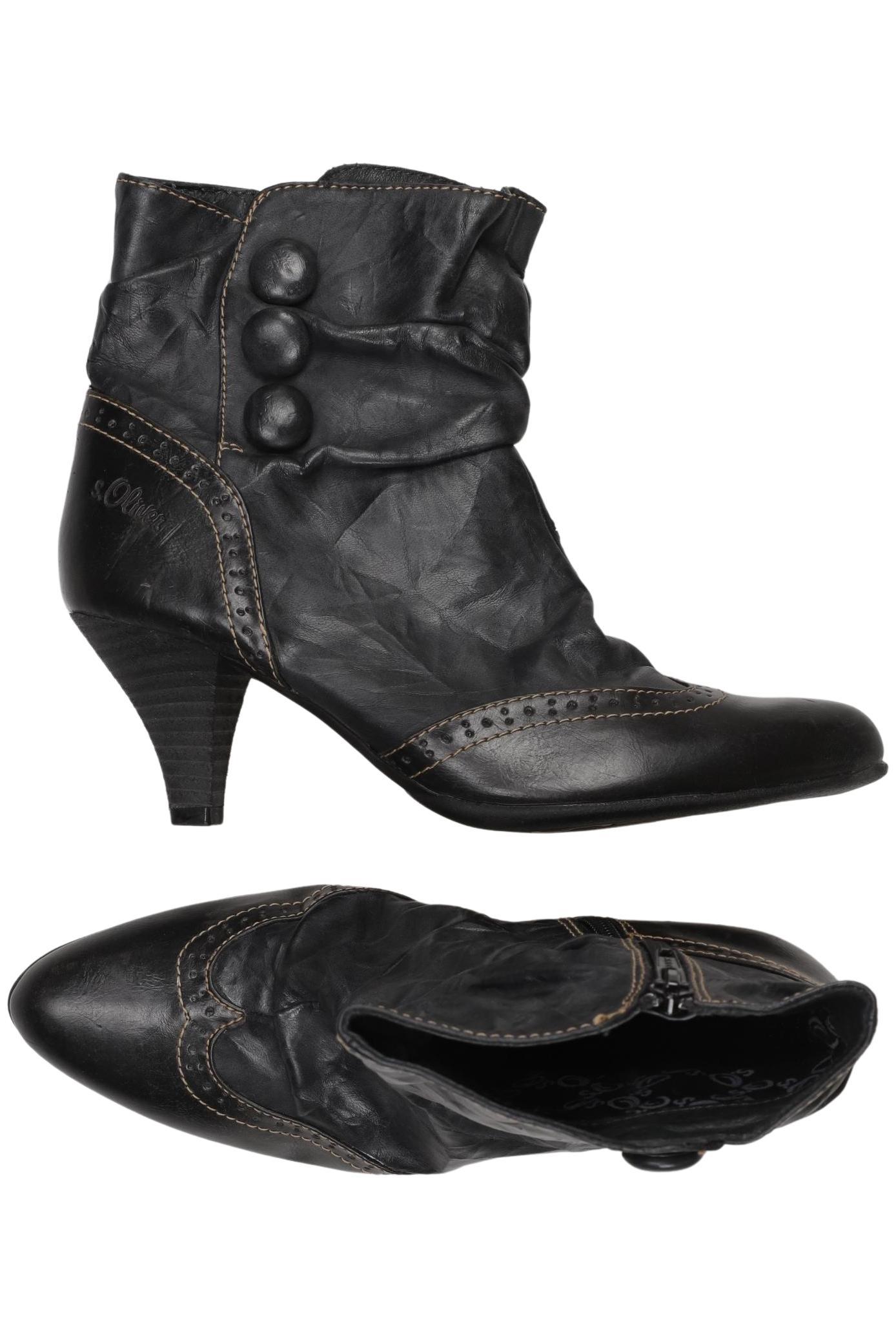 

QS by s.Oliver Damen Stiefelette, schwarz, Gr. 37