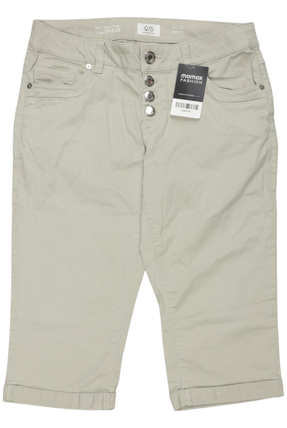 

QS by s.Oliver Damen Shorts, cremeweiß, Gr. 36