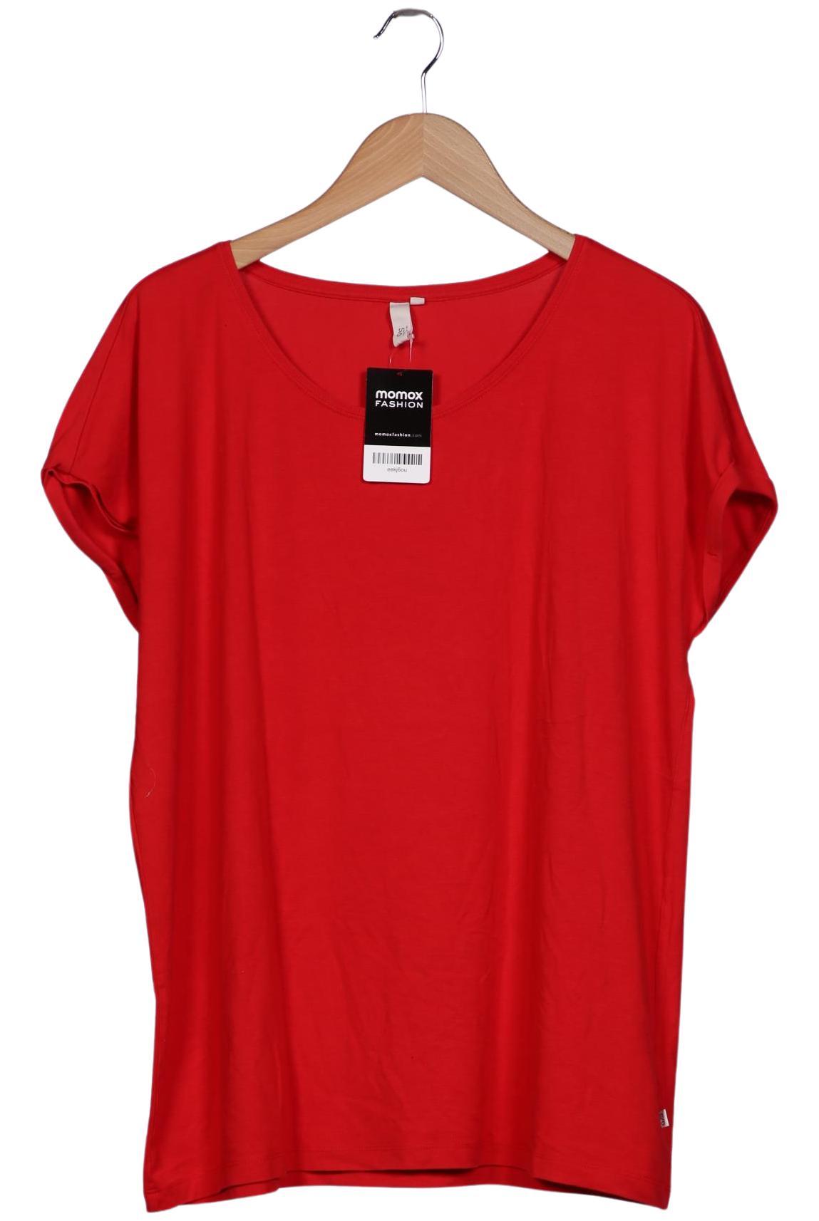 

QS by s.Oliver Damen T-Shirt, rot, Gr. 46