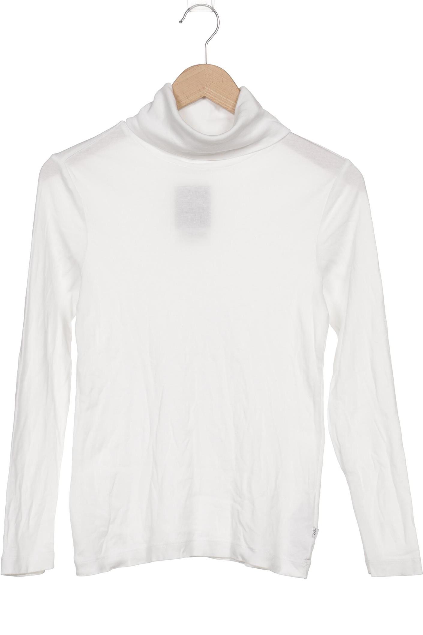 

QS by s.Oliver Damen Langarmshirt, weiß, Gr. 36