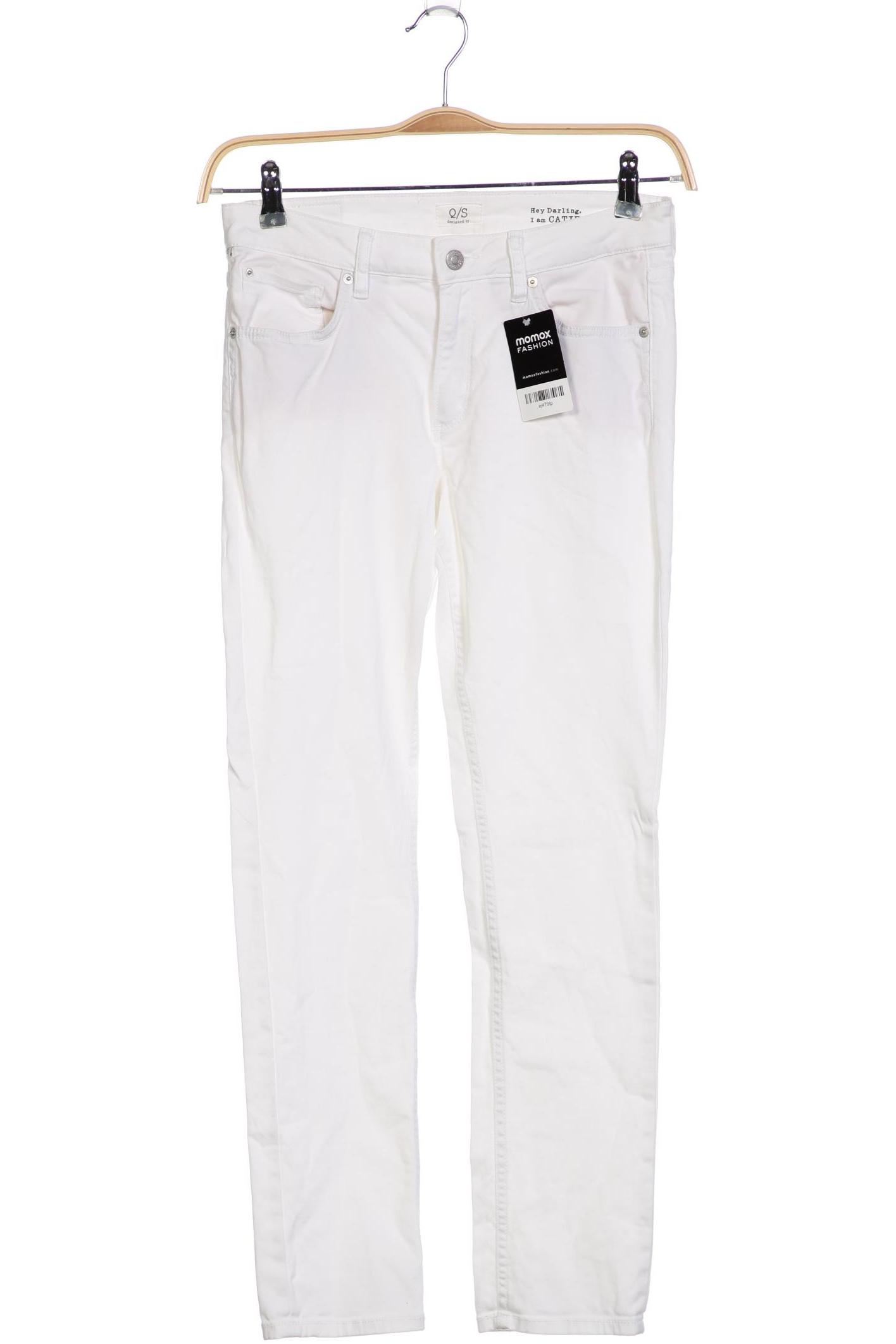 

QS by s.Oliver Damen Jeans, weiß, Gr. 36