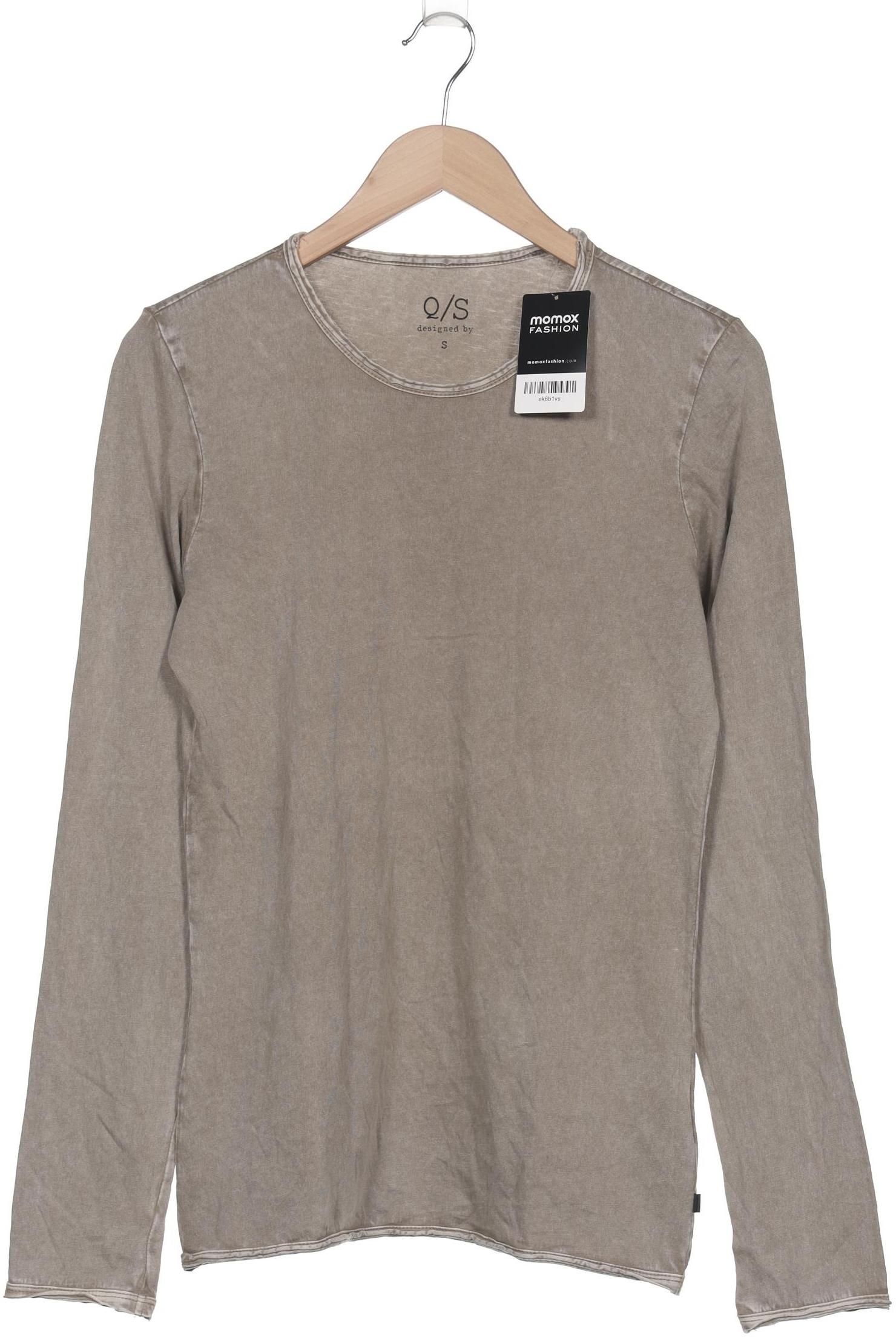 

QS by s.Oliver Herren Langarmshirt, beige, Gr. 46