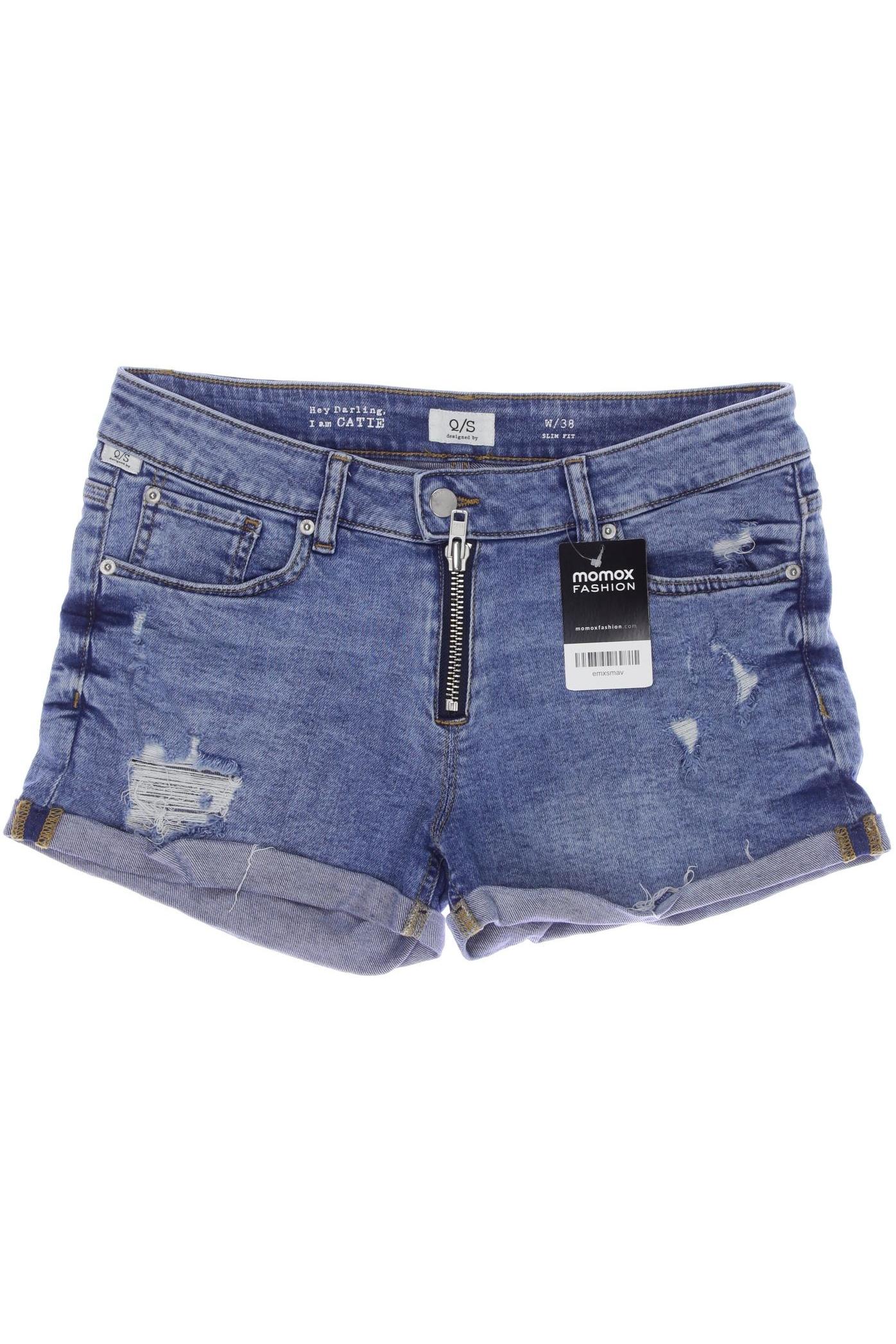 

QS by s.Oliver Damen Shorts, blau, Gr. 38