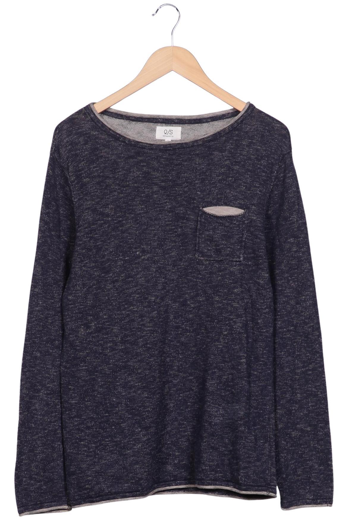 

QS by s.Oliver Herren Pullover, marineblau, Gr. 48