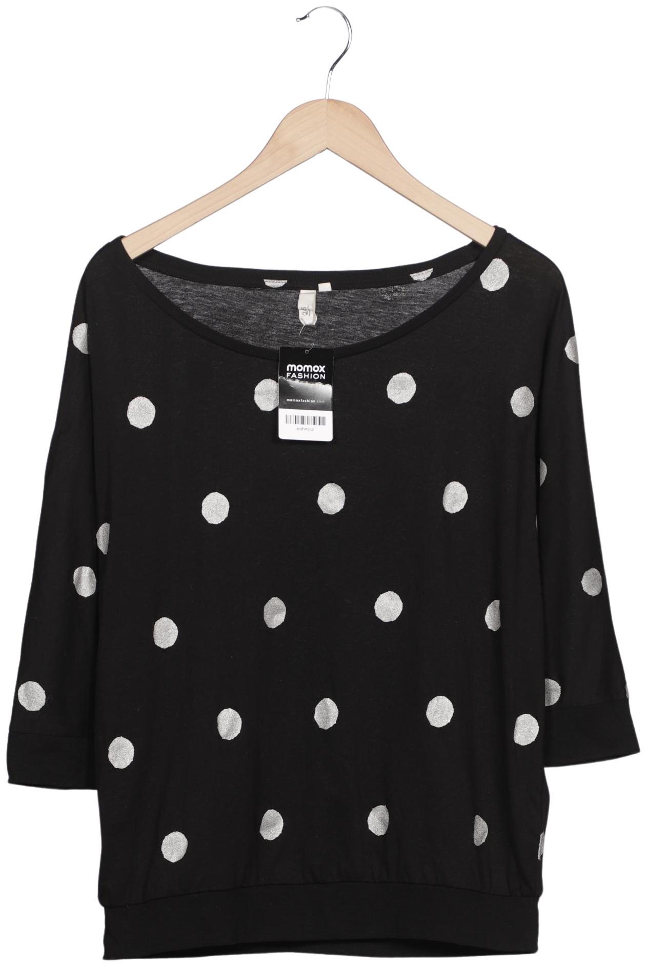 

QS by s.Oliver Damen Langarmshirt, schwarz, Gr. 42