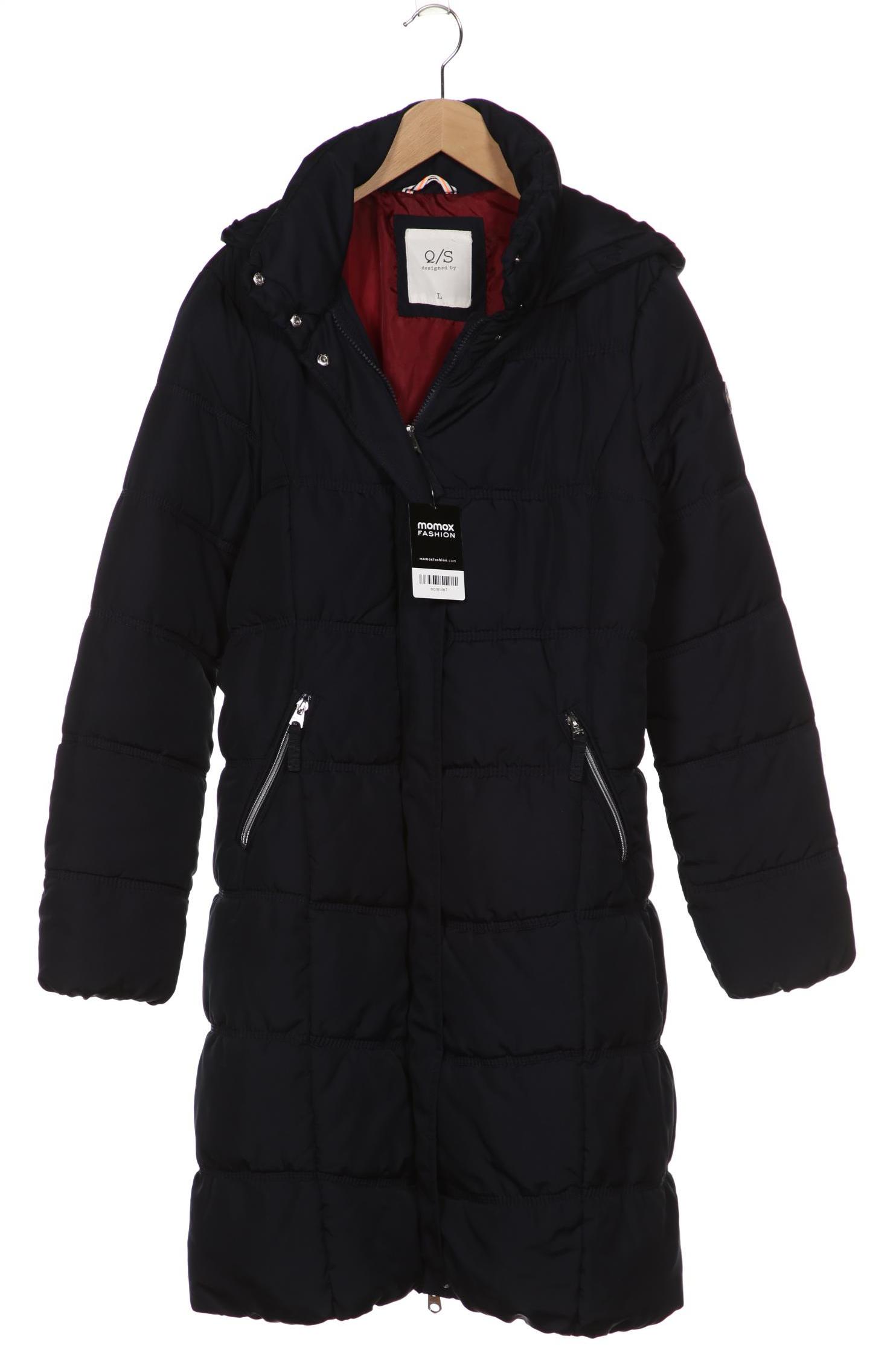 

QS by s.Oliver Damen Mantel, marineblau, Gr. 42