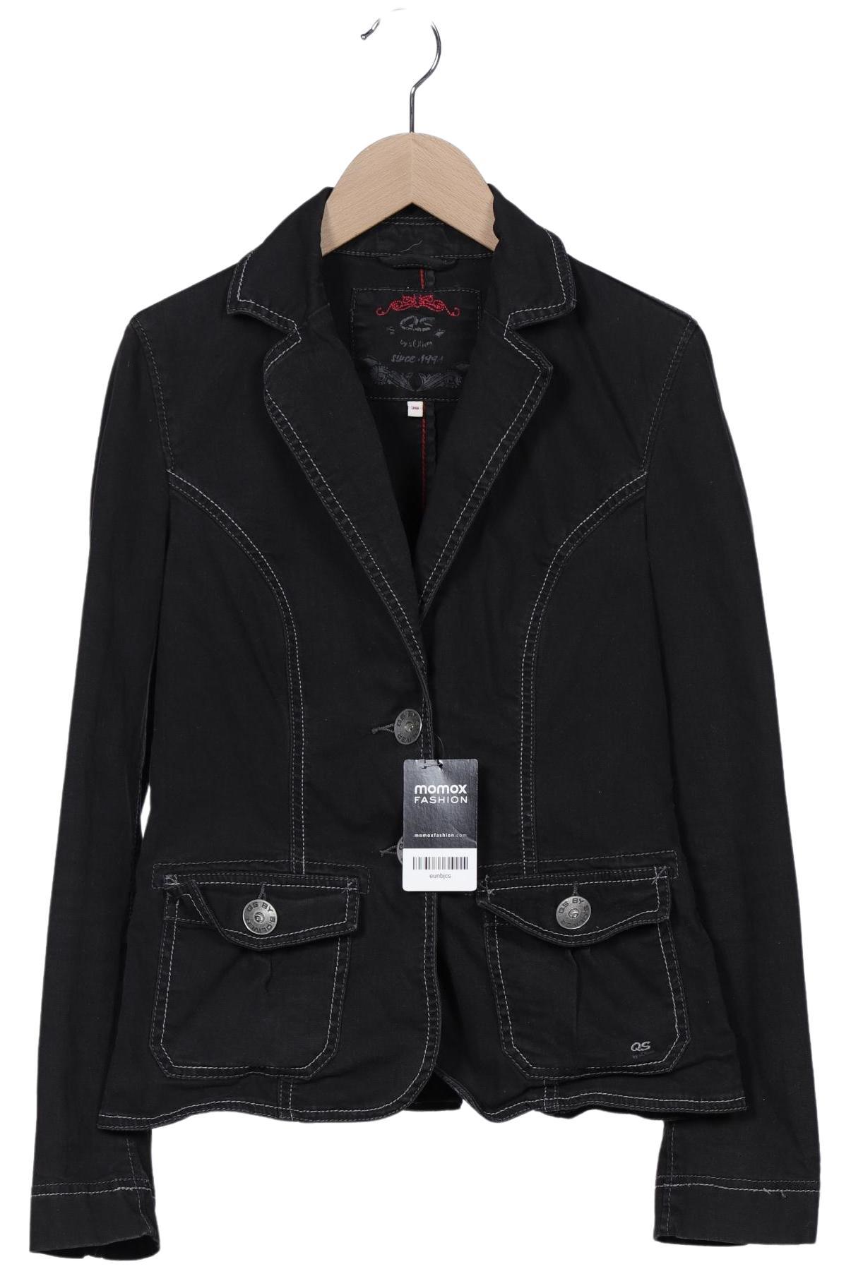 

QS by s.Oliver Damen Jacke, schwarz, Gr. 36