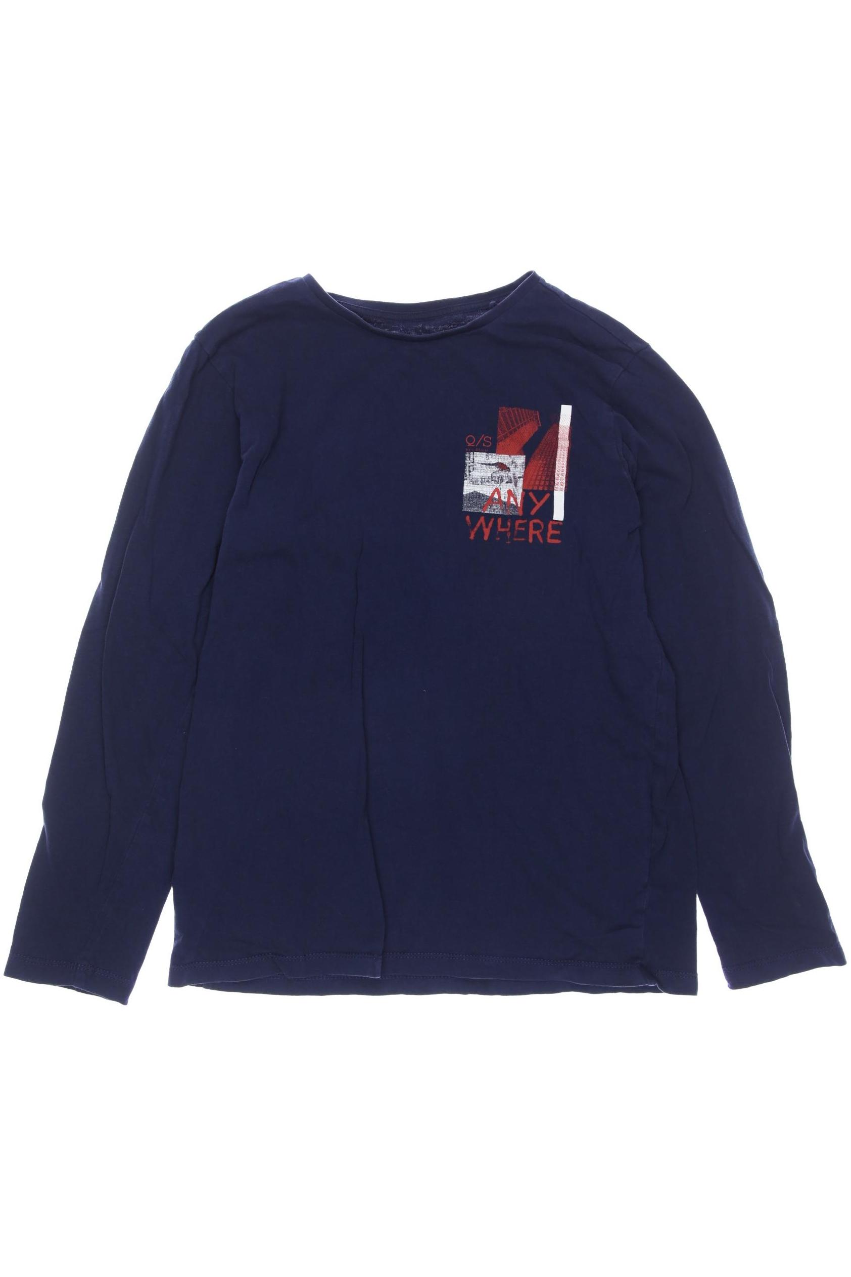 

QS by s.Oliver Herren Langarmshirt, marineblau, Gr. 164