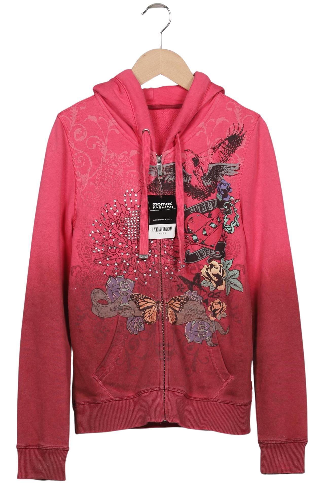 

QS by s.Oliver Damen Kapuzenpullover, pink, Gr. 36