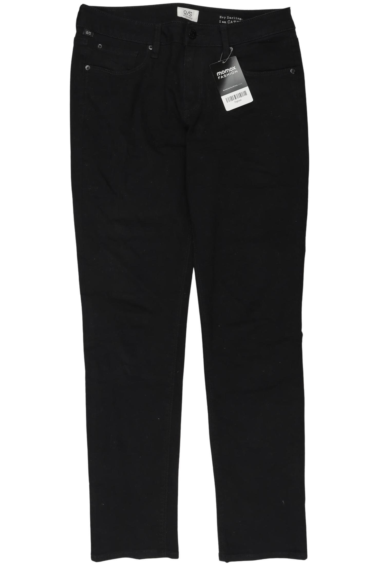 

QS by s.Oliver Damen Jeans, schwarz, Gr. 36