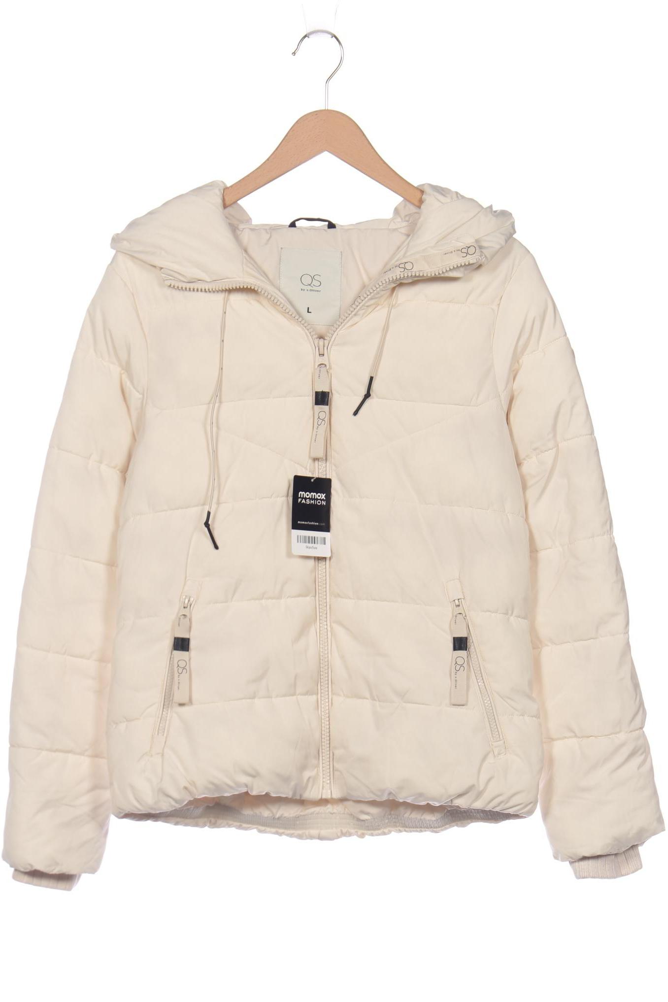 

QS by s.Oliver Damen Jacke, cremeweiß, Gr. 42