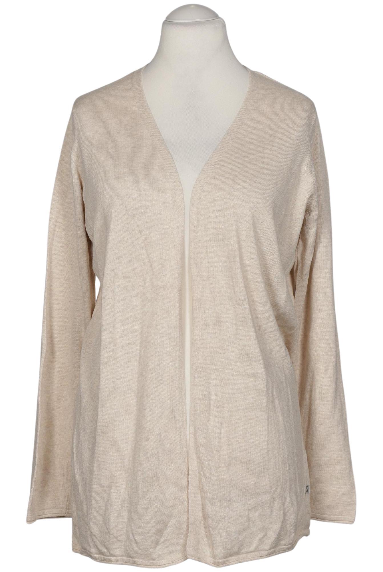 

QS by s.Oliver Damen Strickjacke, beige, Gr. 46