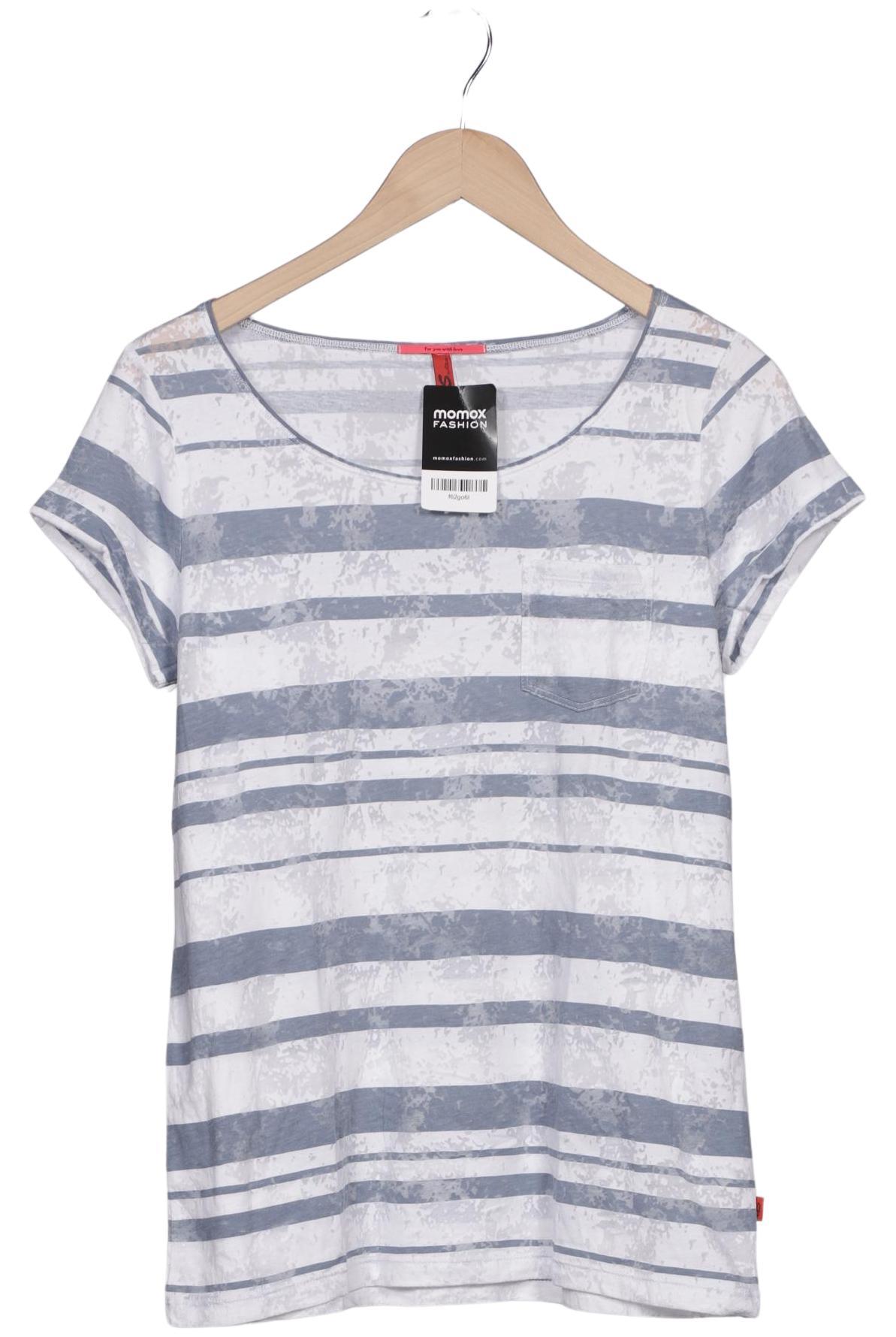 

QS by s.Oliver Damen T-Shirt, weiß, Gr. 38
