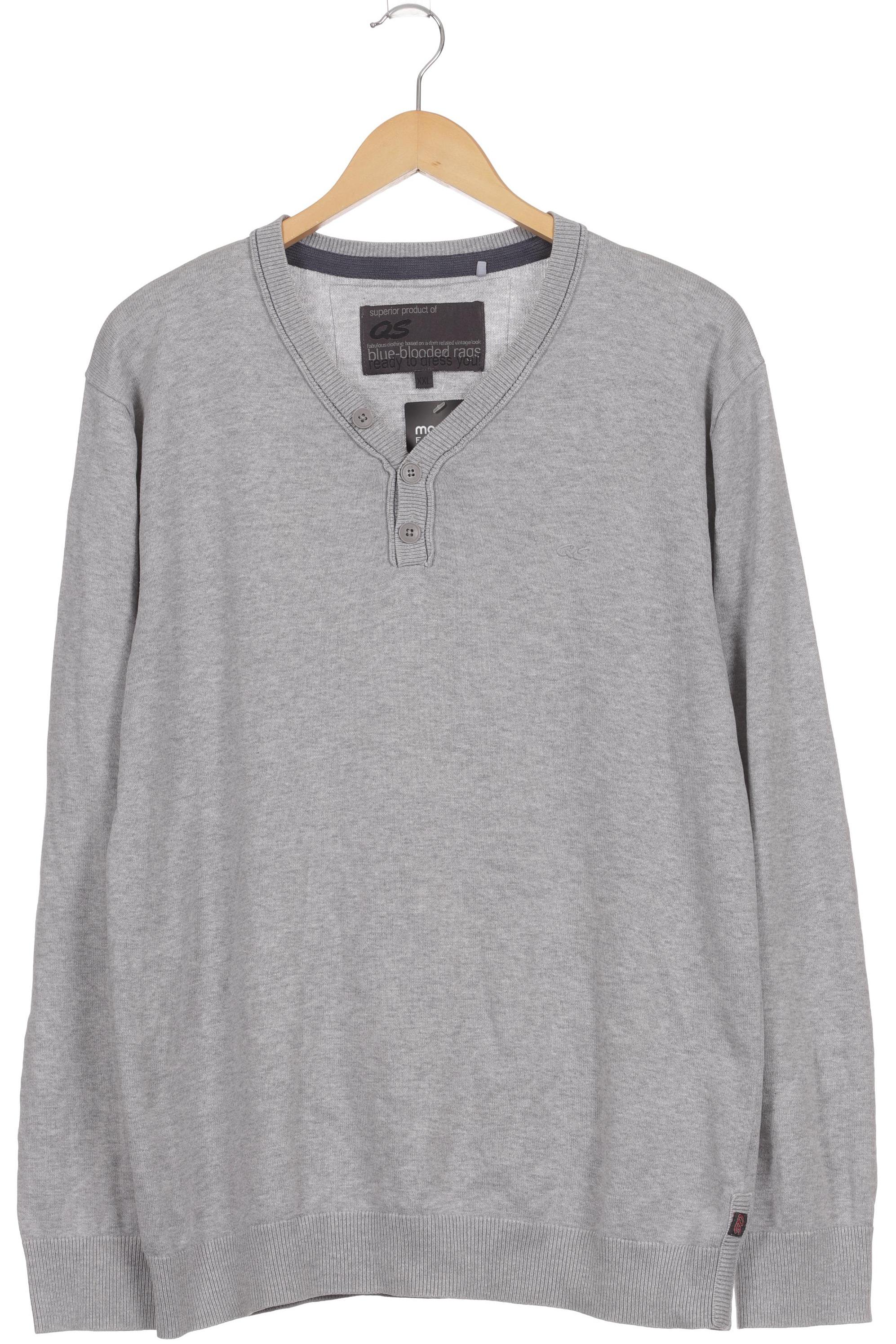 

QS by s.Oliver Herren Pullover, grau, Gr. 56