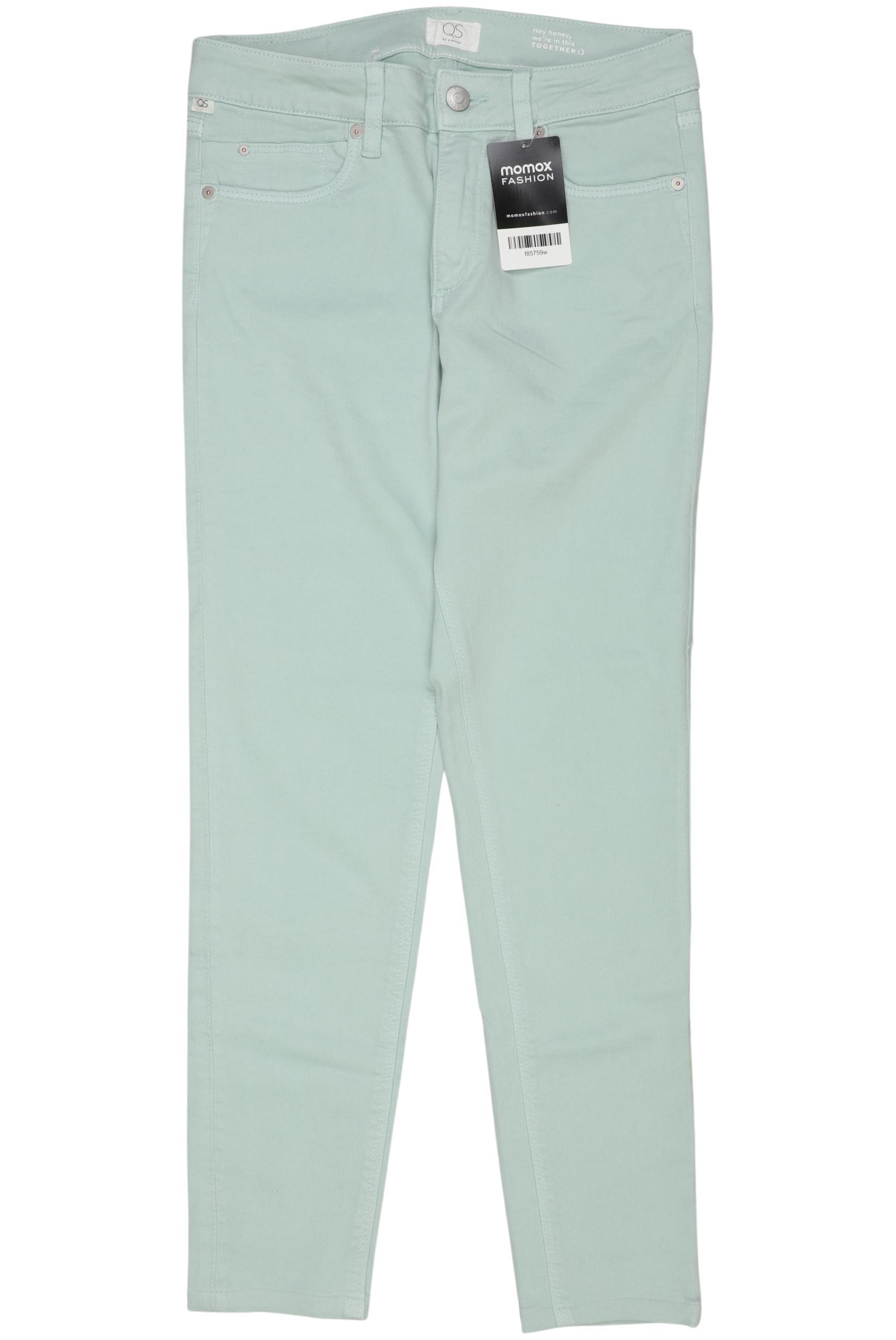 

QS by s.Oliver Damen Jeans, hellgrün, Gr. 34