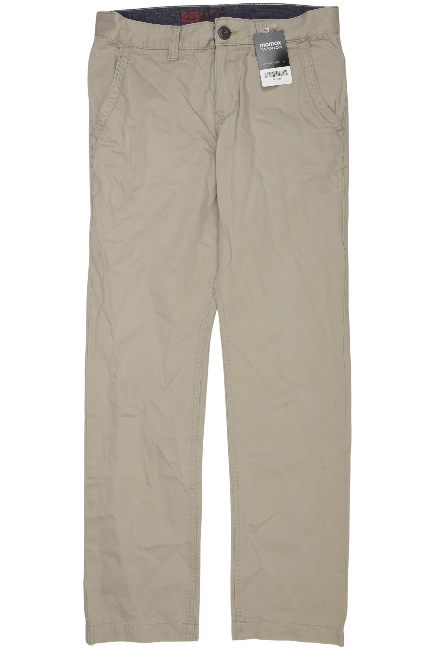 

QS by s.Oliver Herren Stoffhose, beige, Gr. 30