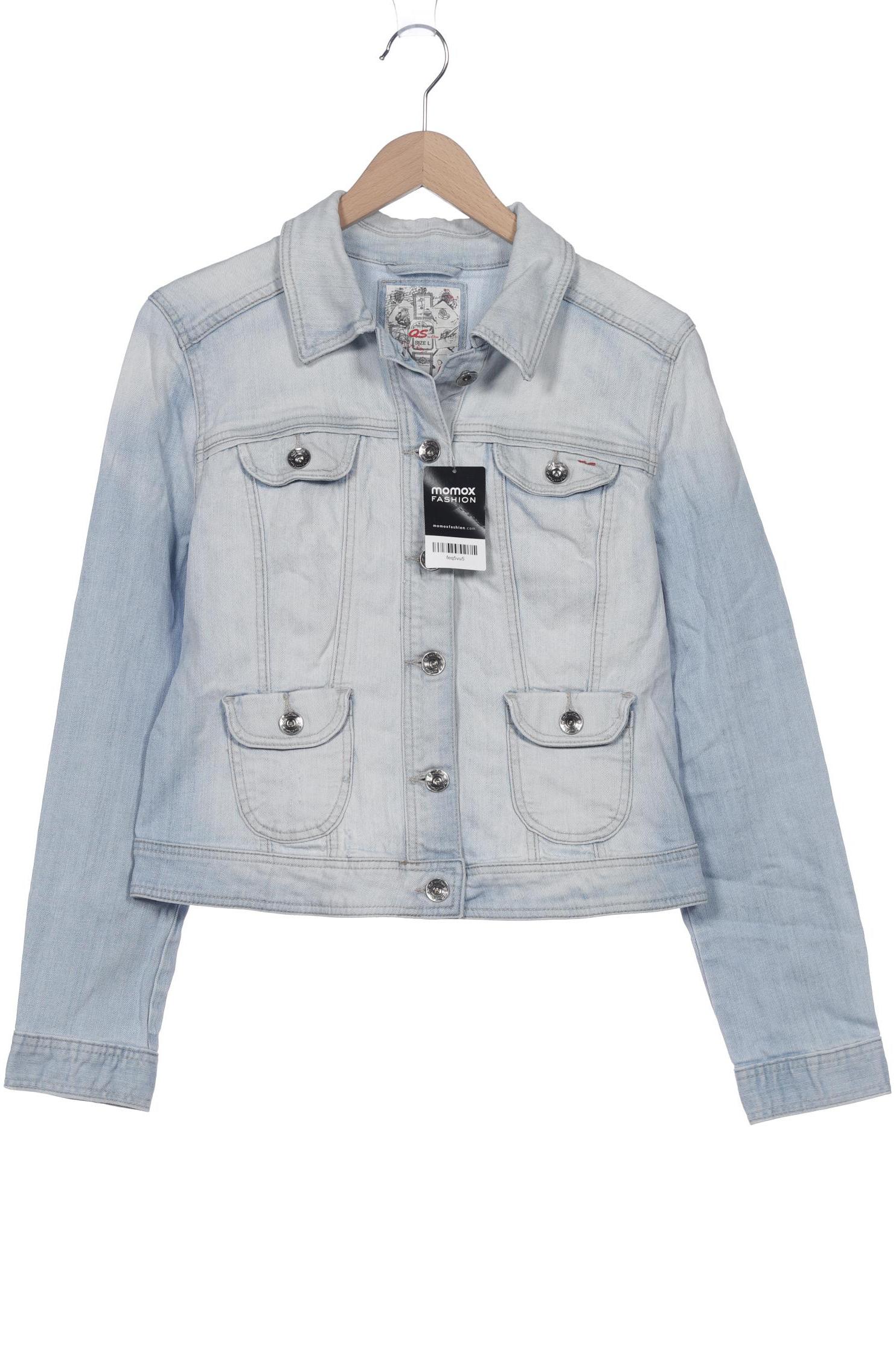 

QS by s.Oliver Damen Jacke, hellblau, Gr. 42