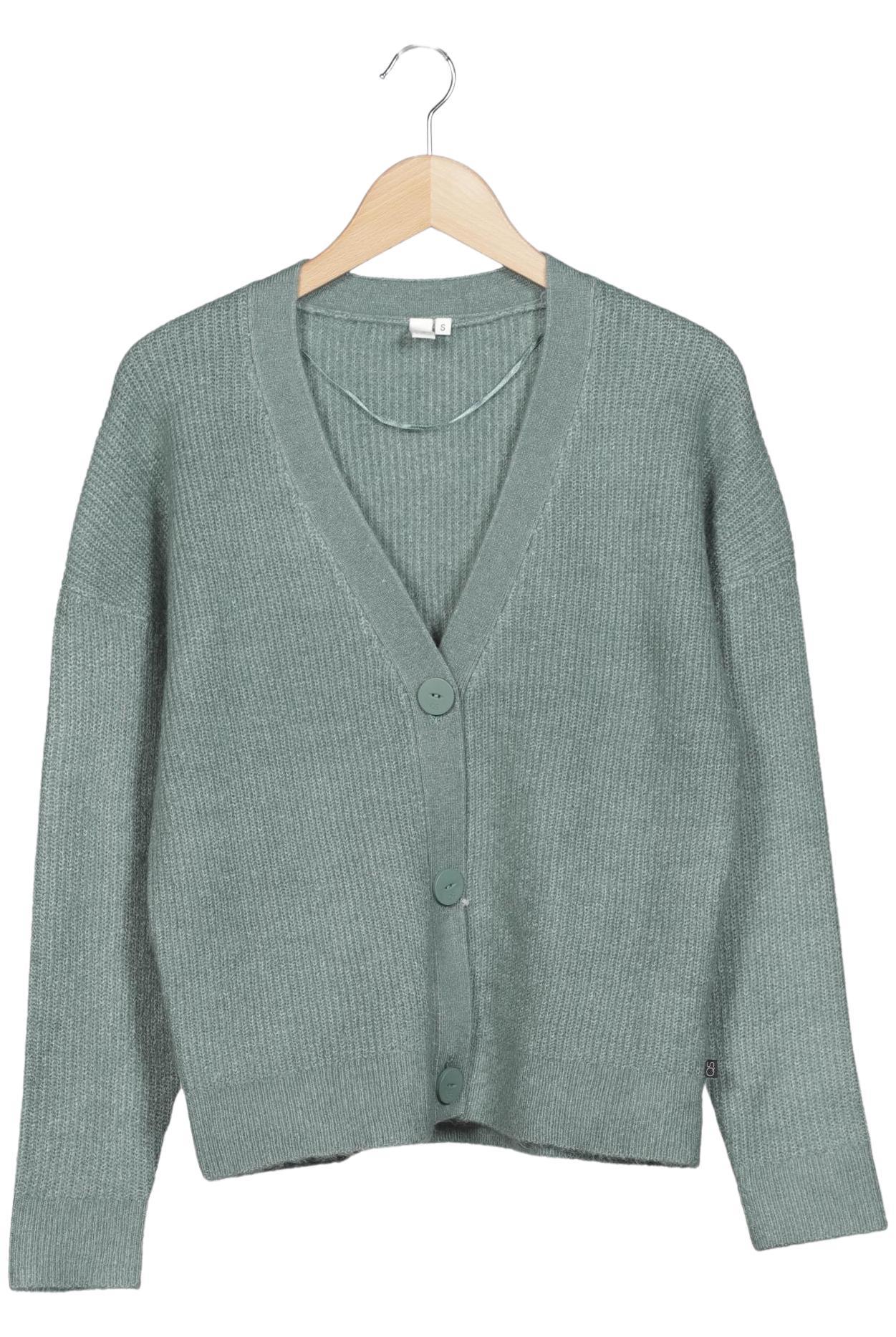 

QS by s.Oliver Damen Strickjacke, hellgrün, Gr. 36