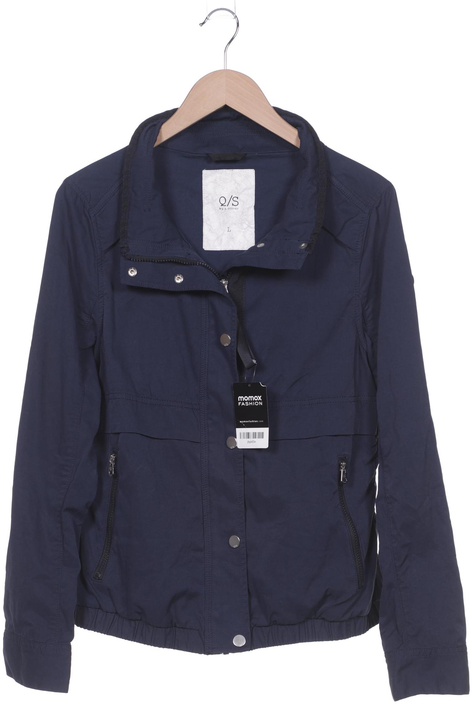 

QS by s.Oliver Damen Jacke, marineblau, Gr. 42