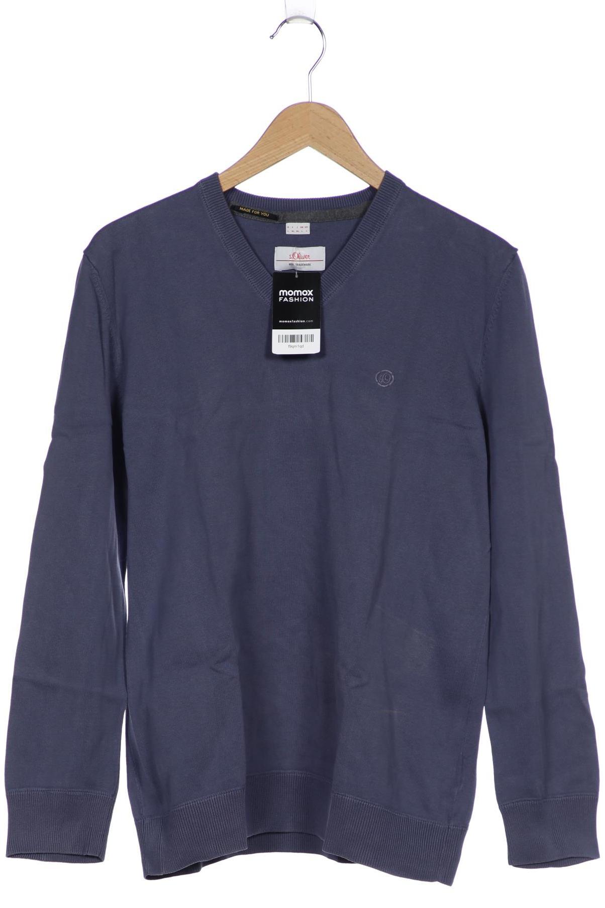 

QS by s.Oliver Herren Pullover, blau, Gr. 52