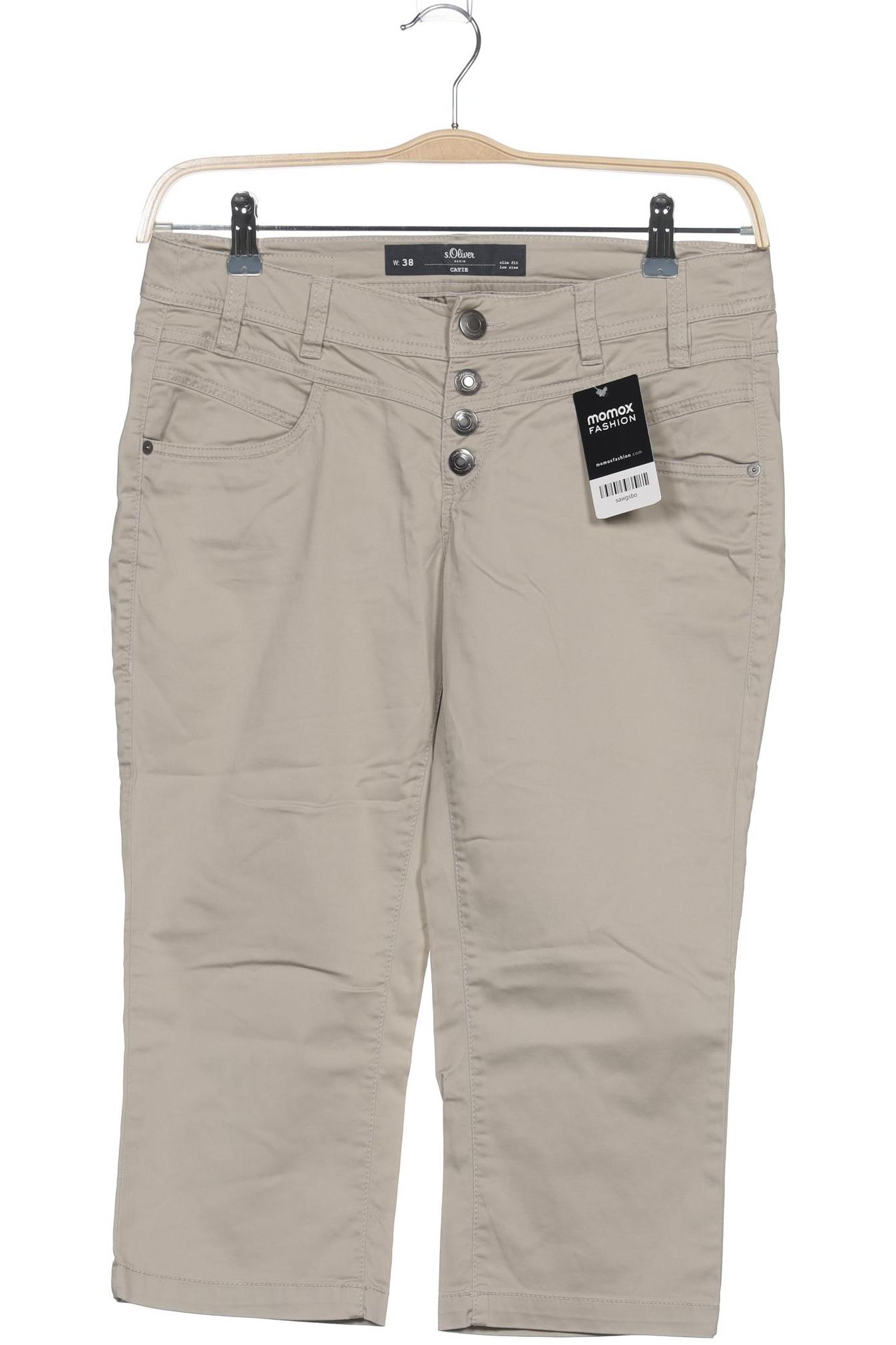 

QS by s.Oliver Damen Shorts, cremeweiß, Gr. 38