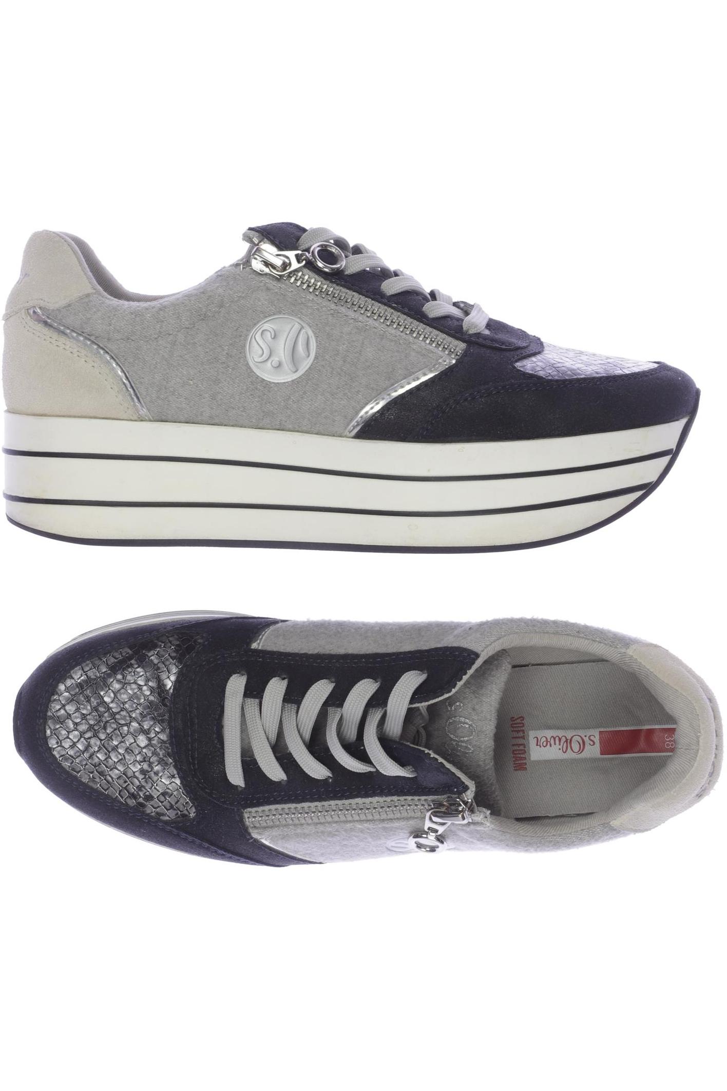 

QS by s.Oliver Damen Sneakers, grau, Gr. 38