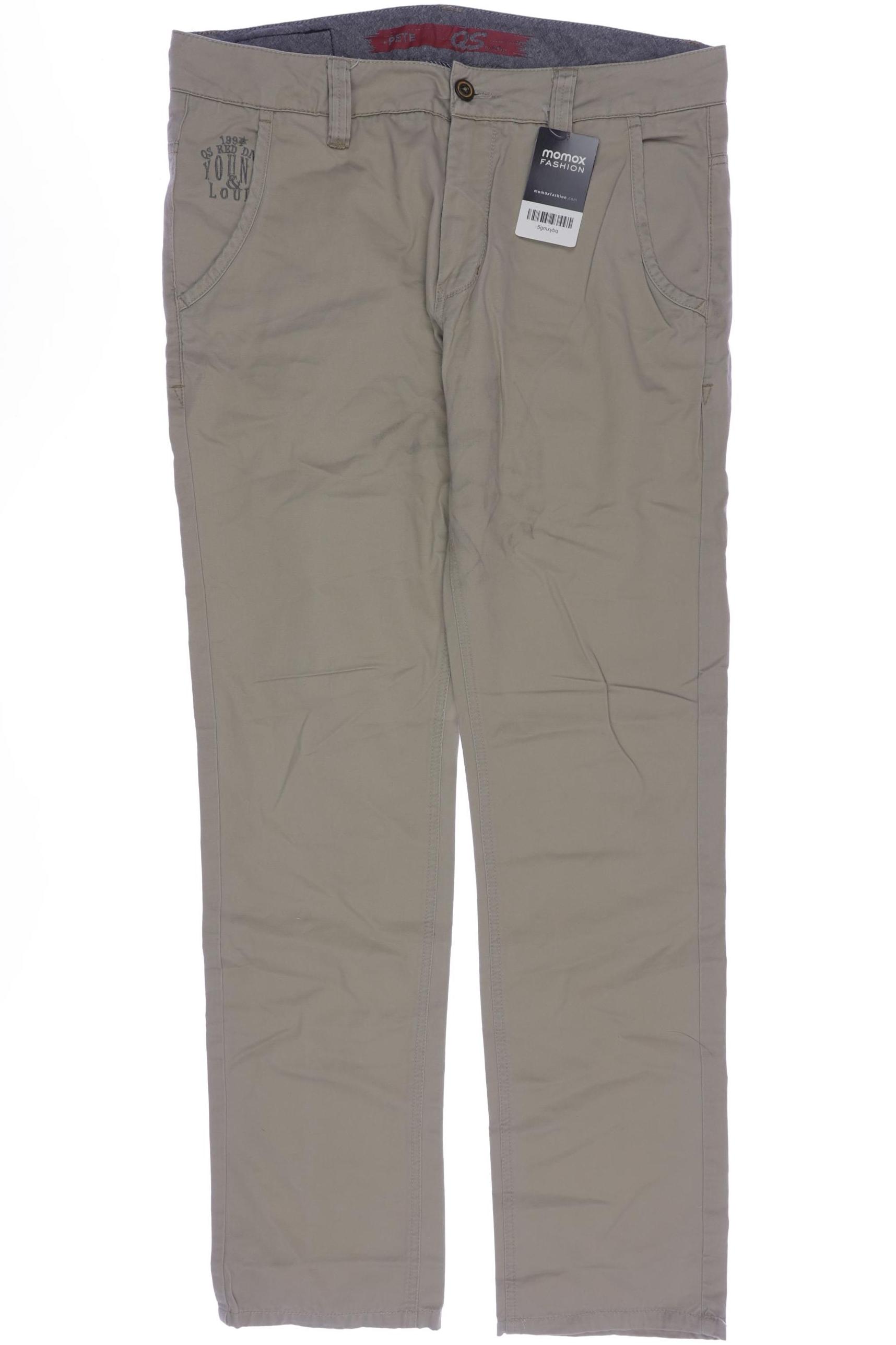 

QS by s.Oliver Herren Stoffhose, beige, Gr. 33